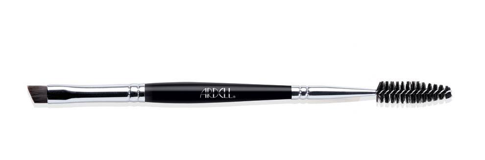 Ardell Duo Brow Brush - Dual-Ended Eyebrow Brush for Precise Shaping & Filling - Perfect for Salon, Home Use & Travel Makeup Kit