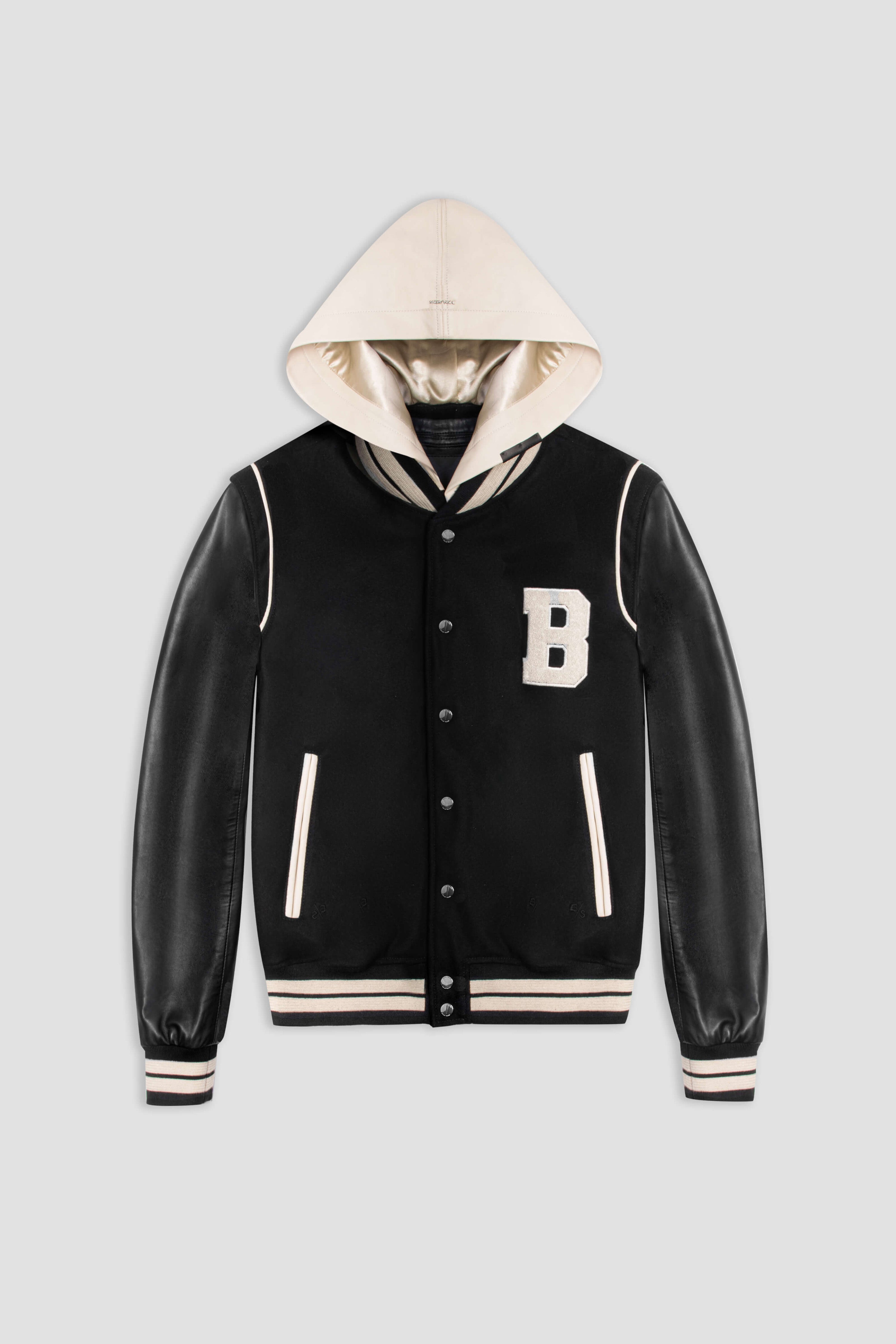 Men's & Women's Hooded Varsity Jacket - Trendy Zip-Up Pullover with Pockets | Perfect for Casual Wear, Street Style & Outdoor Activities