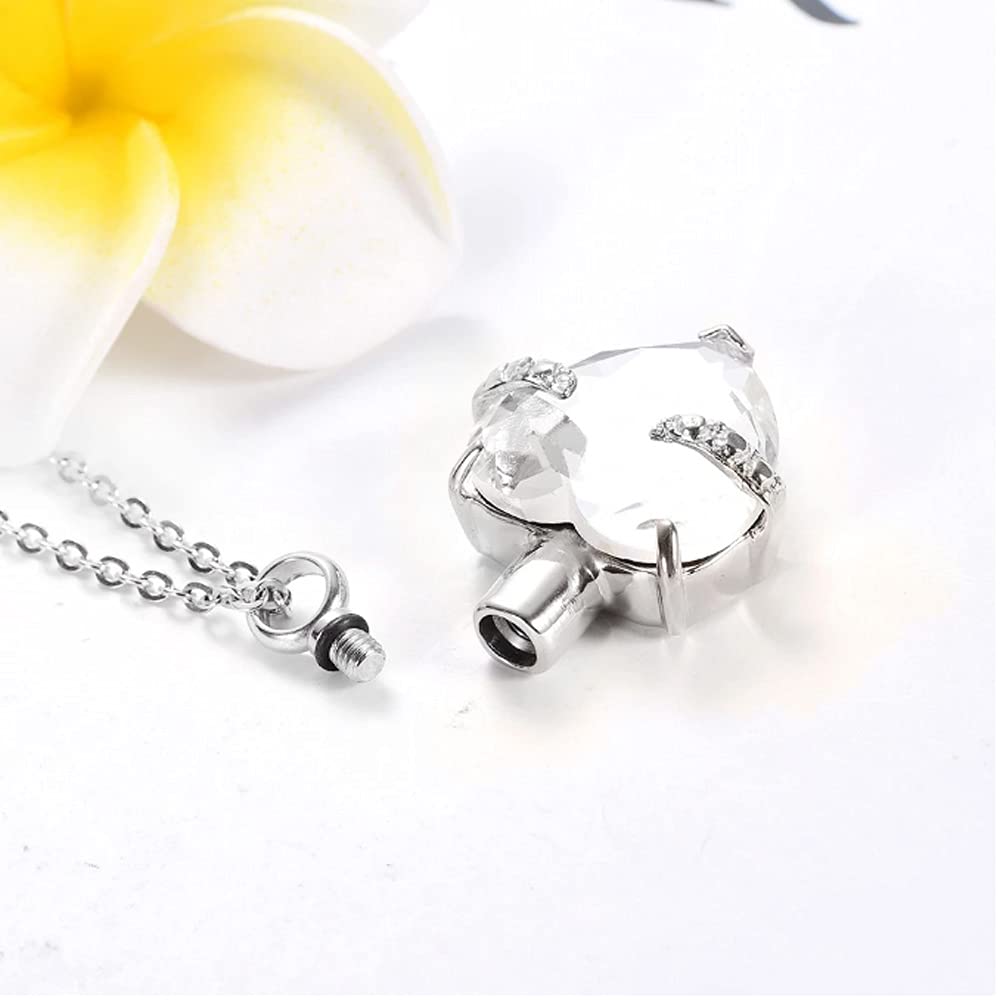 Stainless Steel Memorial Pendant for Ashes - Cremation Urn Necklace Keepsake Gift for Women & Men - Always on My Mind Heart Pendant Set of 3 - Perfect for Remembrance Jewelry, Funeral Memorials & Sympathy Gifts