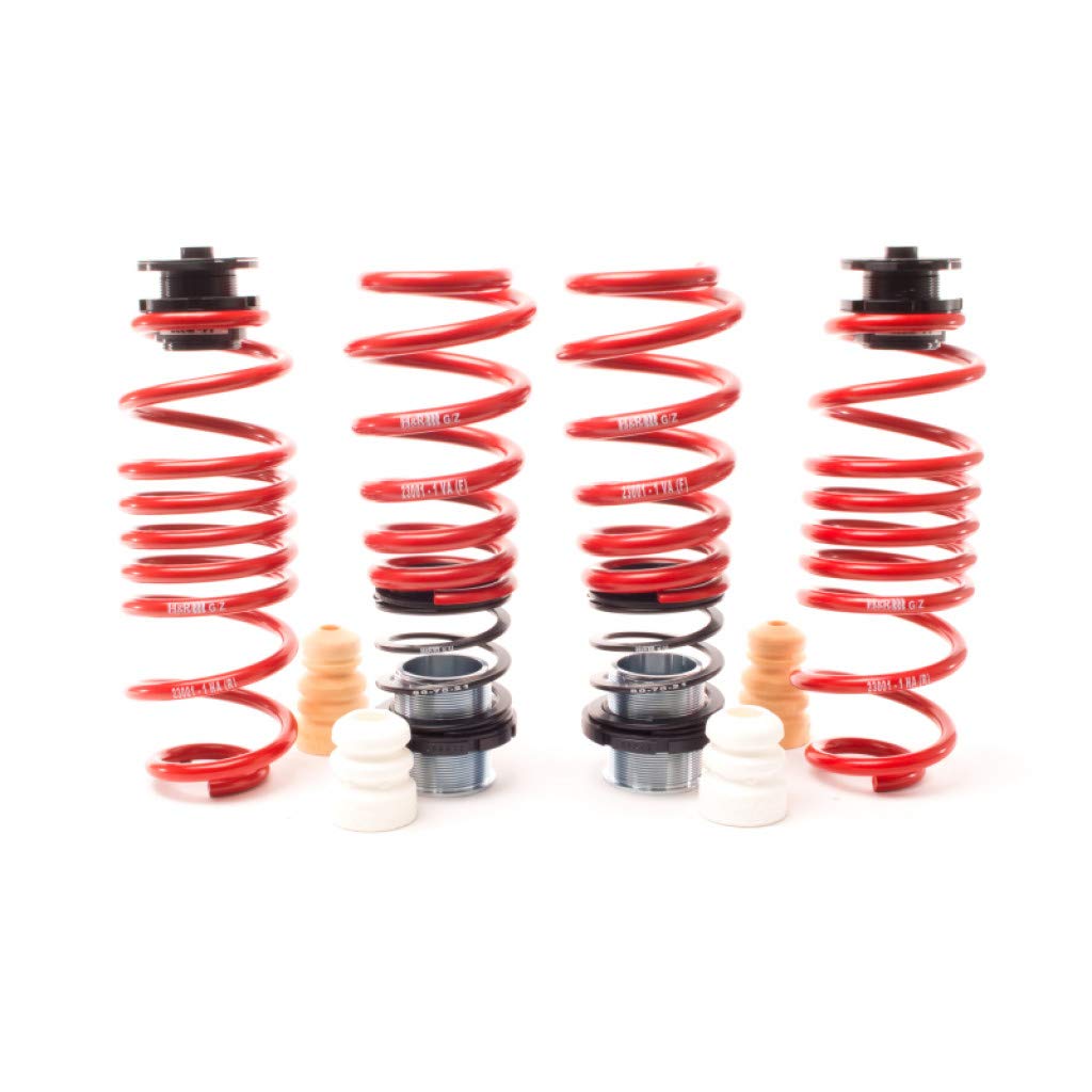 H&R Lowering Springs for Audi A3 Quattro 2015-2019 - Adjustable Suspension Kit (Part# 23017-2) | Improve Handling & Stance for Street & Track Performance
