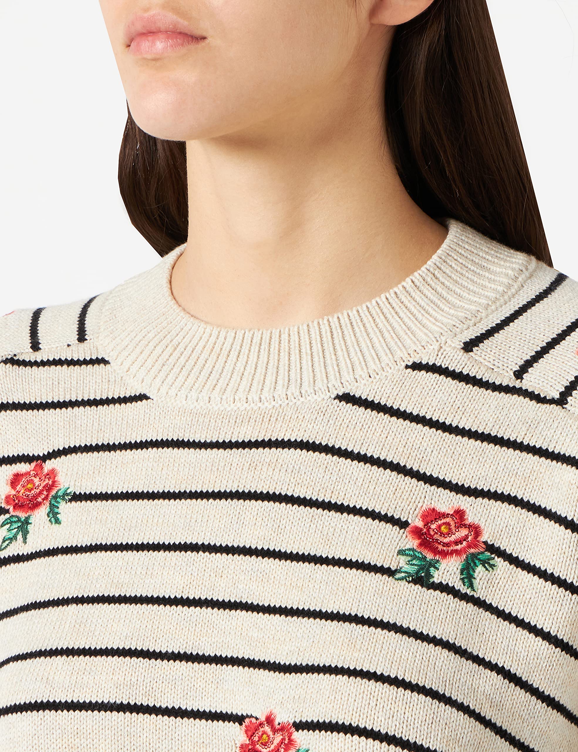 Desigual Women's Pullover Sweater - Soft Knit Long Sleeve Casual Tops for Fall & Winter | Cozy Office Wear, Weekend Outfits, and Layering Essentials