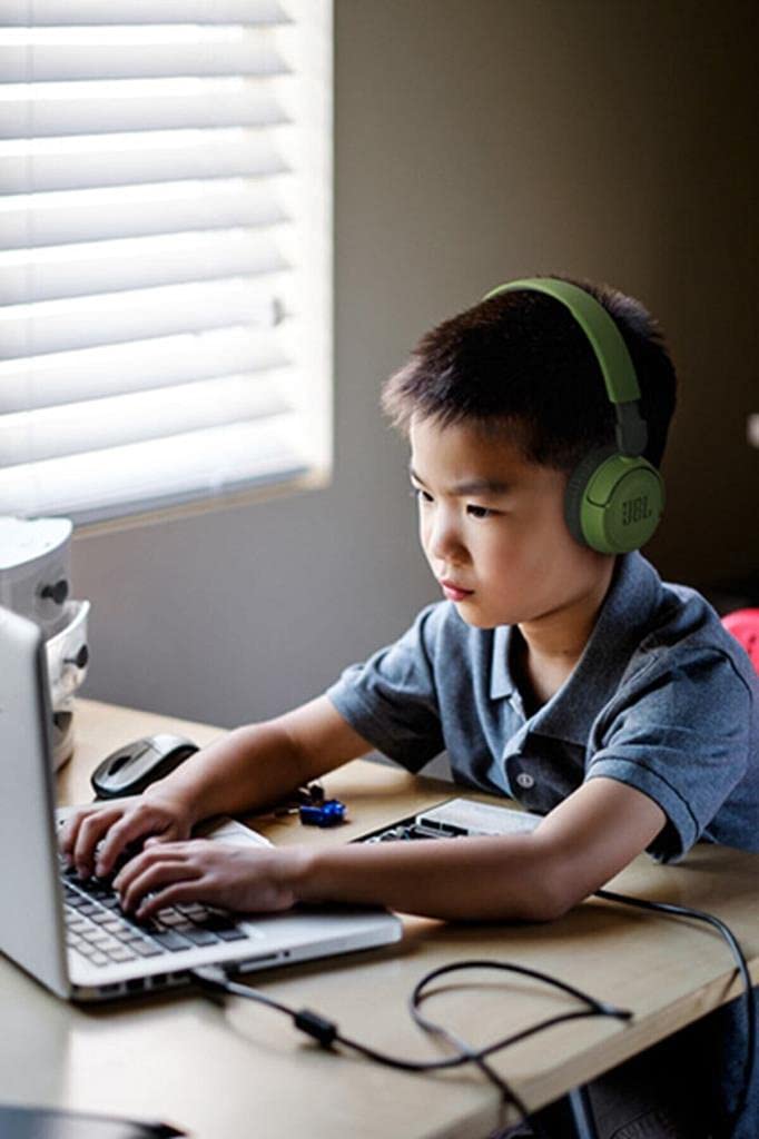 JBL Jr310 BT Wireless On-Ear Kids Headphones - Green | Bluetooth Headset with Built-in Mic & Remote | Perfect for School, Travel & Home Learning