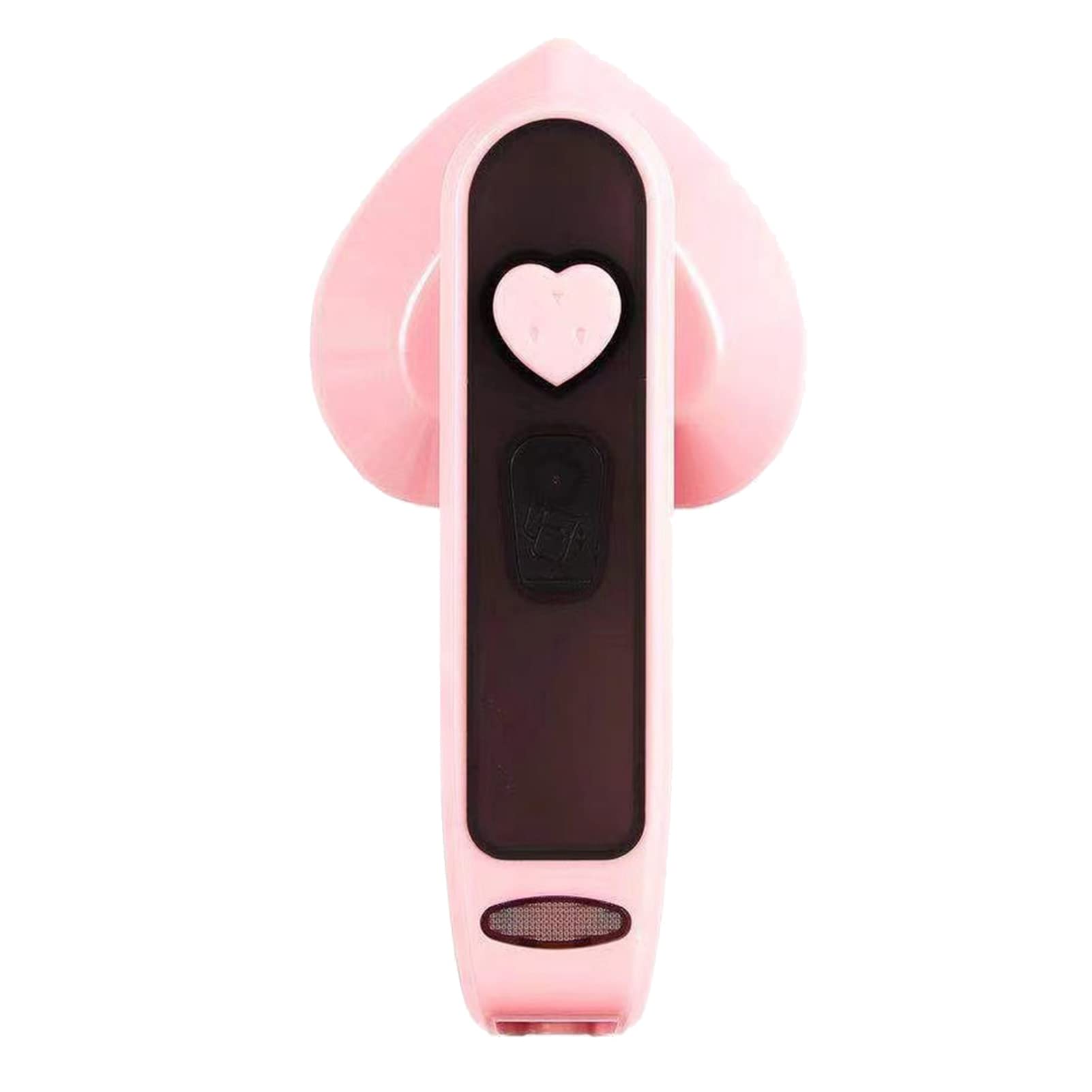 Shulemin Micro Steam Iron - Portable Mini Handheld Garment Steamer for Clothes, Lightweight Travel Steamer with Hanging Function, Perfect for Home, Office & Travel (Pink, UK Plug) | Quick Wrinkle Remover for Shirts, Dresses & Suits