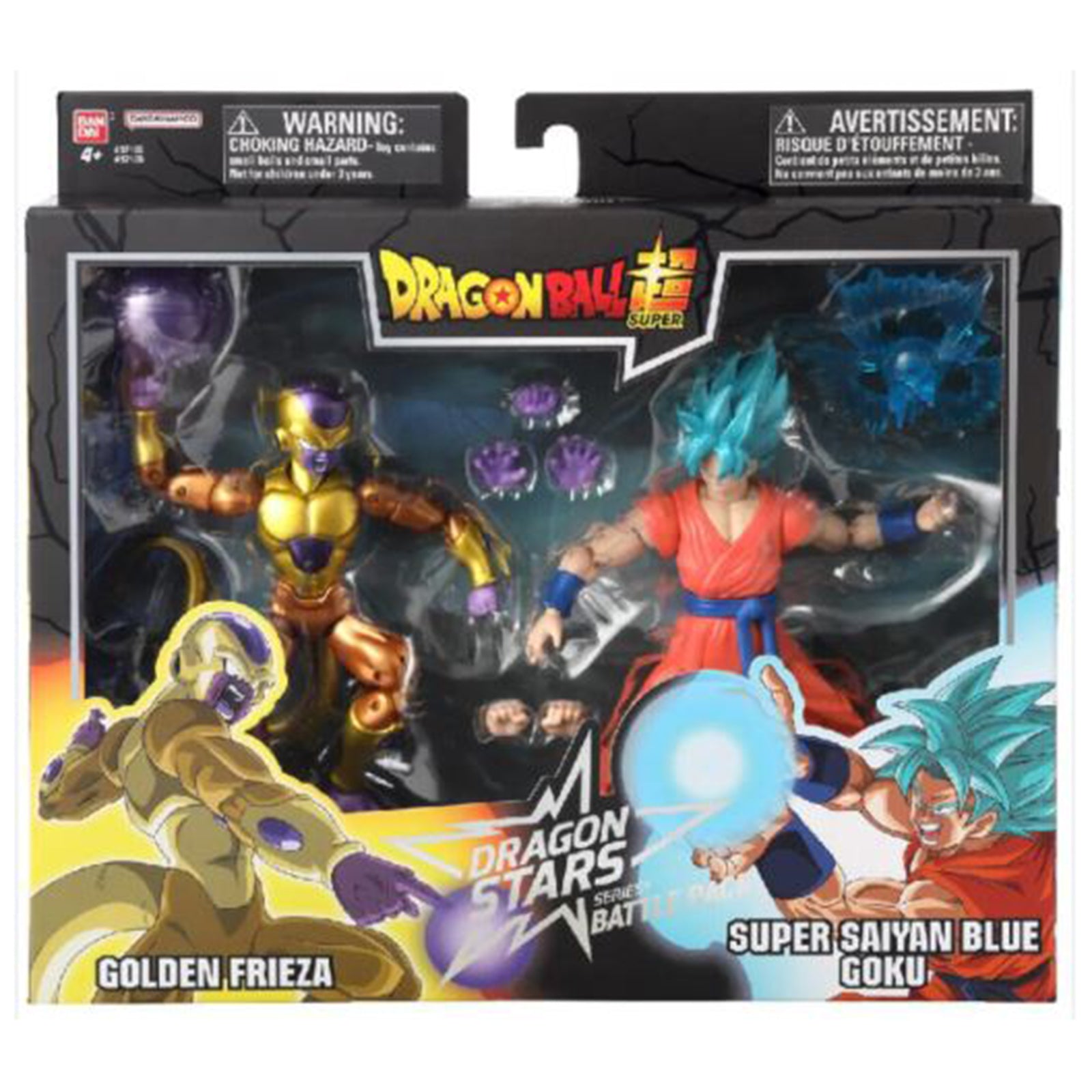 Bandai Dragon Ball Super Dragon Stars Battle Pack - Golden Frieza & SS Blue Goku Action Figure Set | Anime Collectible for Display & Play | Perfect for Fans & Gift Giving
