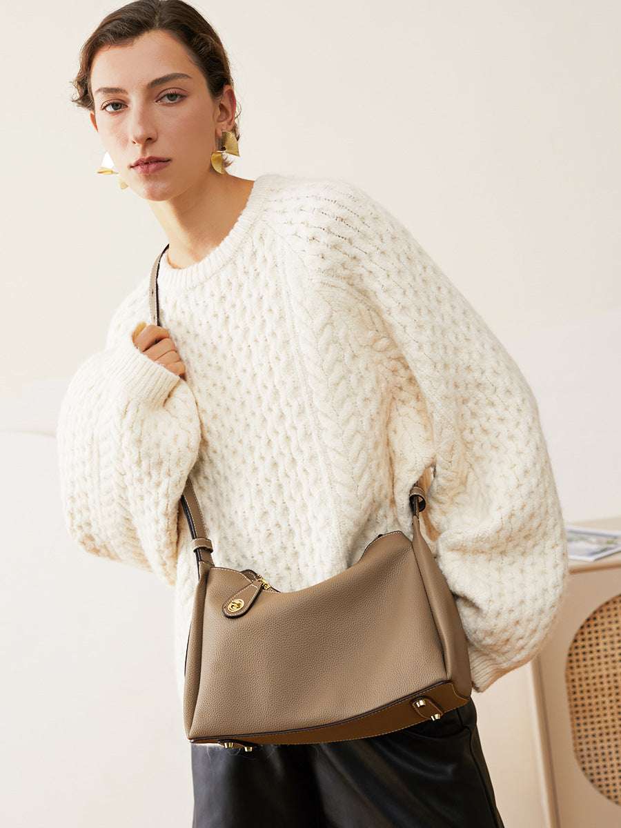 Stylish Triple Way Carry Women's Handbag - Crossbody, Shoulder & Tote Bag for Work, Travel & Everyday Use