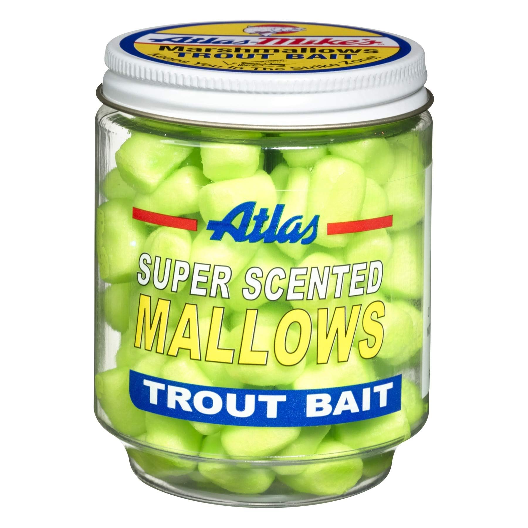Atlas Mike's 30039 Premium Marshmallows - Chartreuse & Garlic Flavor - Perfect for Camping, Baking, and Hot Chocolate Toppings