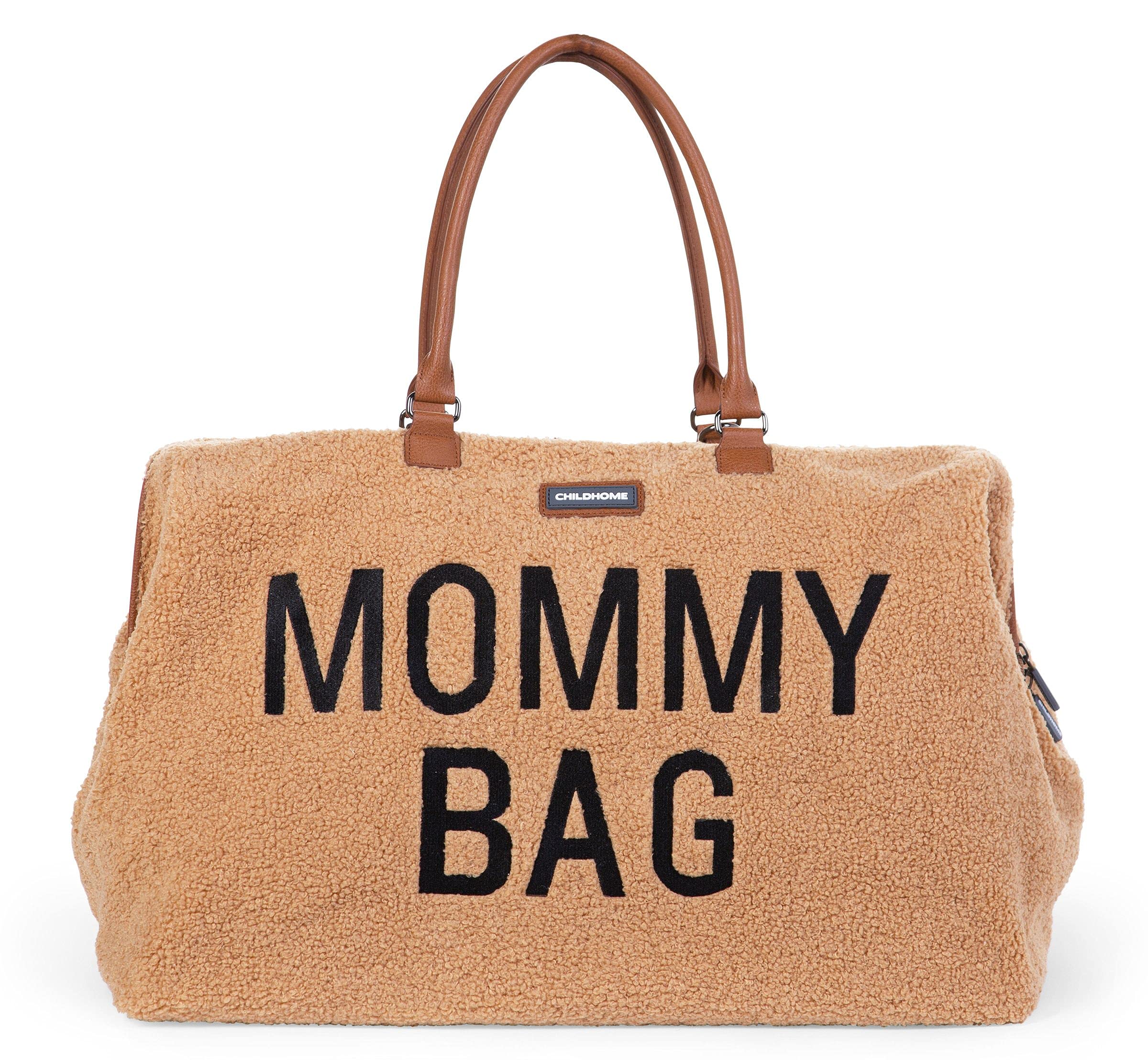 Premium Large Baby Diaper Bag - Spacious Mommy Hospital & Travel Tote - Must-Have Pregnancy Essentials for New Moms (Teddy Brown) | Perfect for Hospital Visits, Daycare Trips & Family Outings
