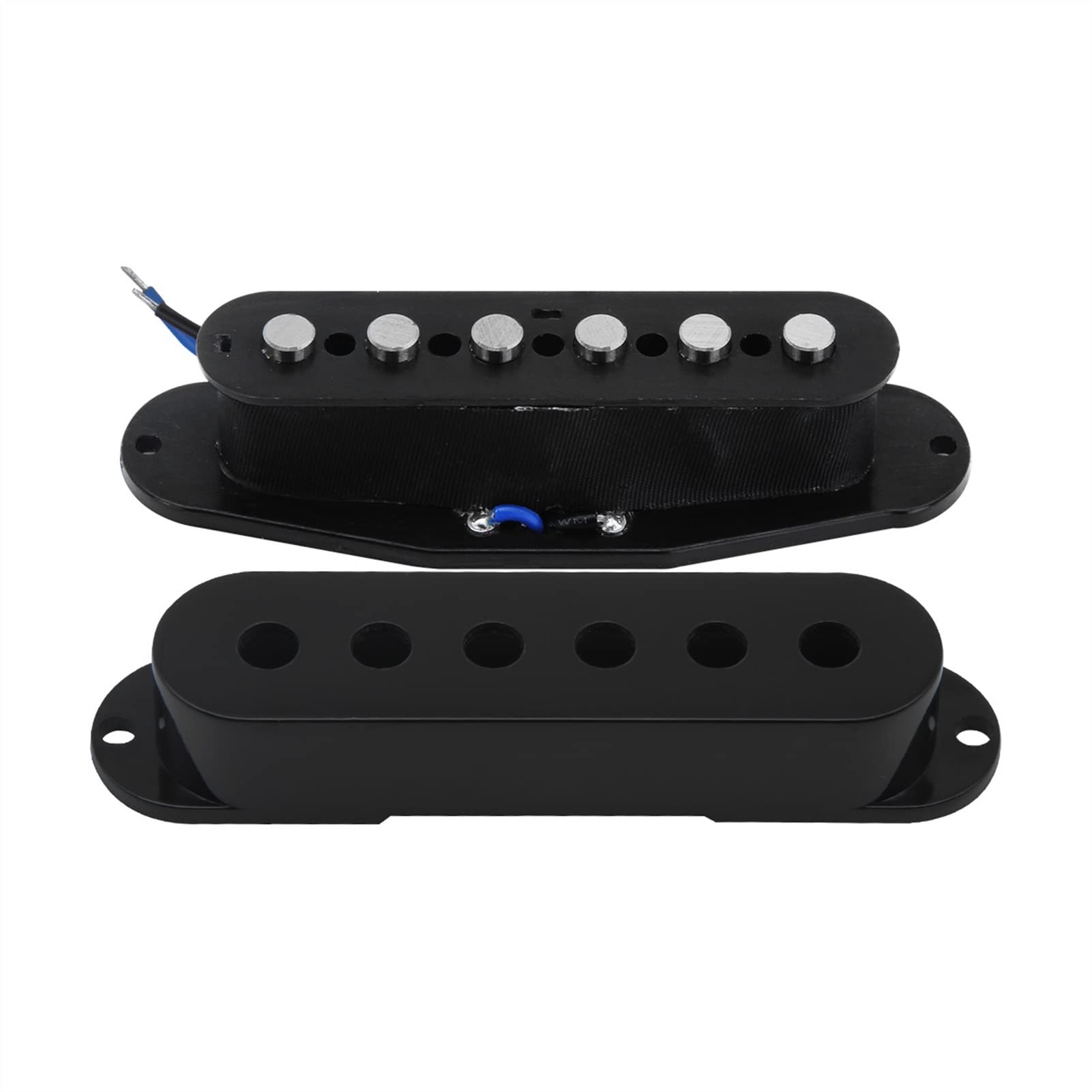 Alnico 5 Single Coil Guitar Pickup Set - Neck/Middle/Bridge Position - Black Replacement Pickups for Electric Guitar | Perfect for Blues, Rock & Vintage Tone Upgrades
