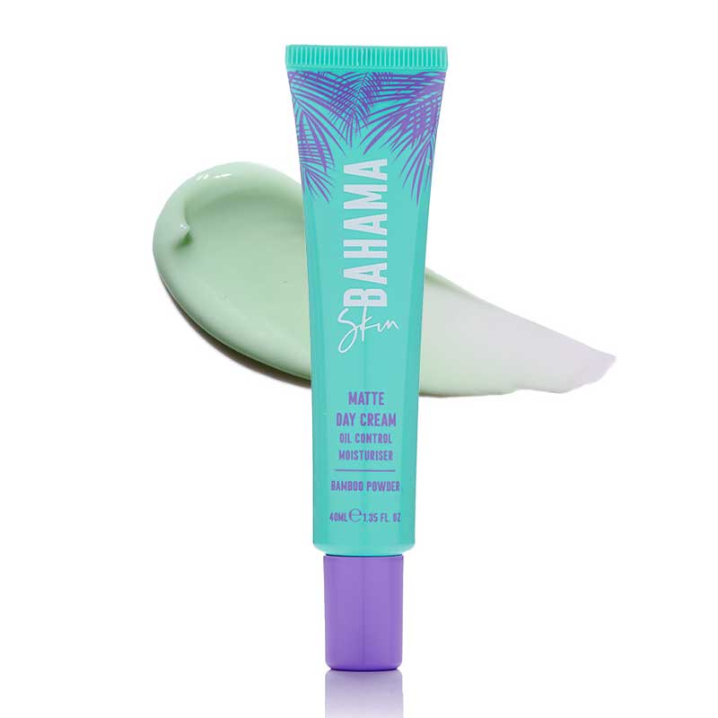 Bahama Skin Matte Day Cream - Oil-Free Moisturizer for Oily & Combination Skin | Hydrating & Non-Greasy Formula | Perfect for Daily Use & Makeup Base