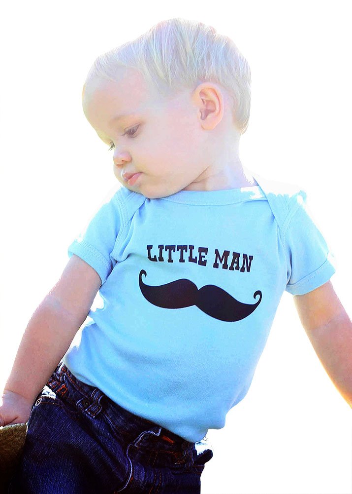 Adorable Mustache Little Man Baby Bodysuit - Cute One-Piece Outfit for Newborns & Infants | Perfect for Photoshoots, Birthdays & Family Gatherings