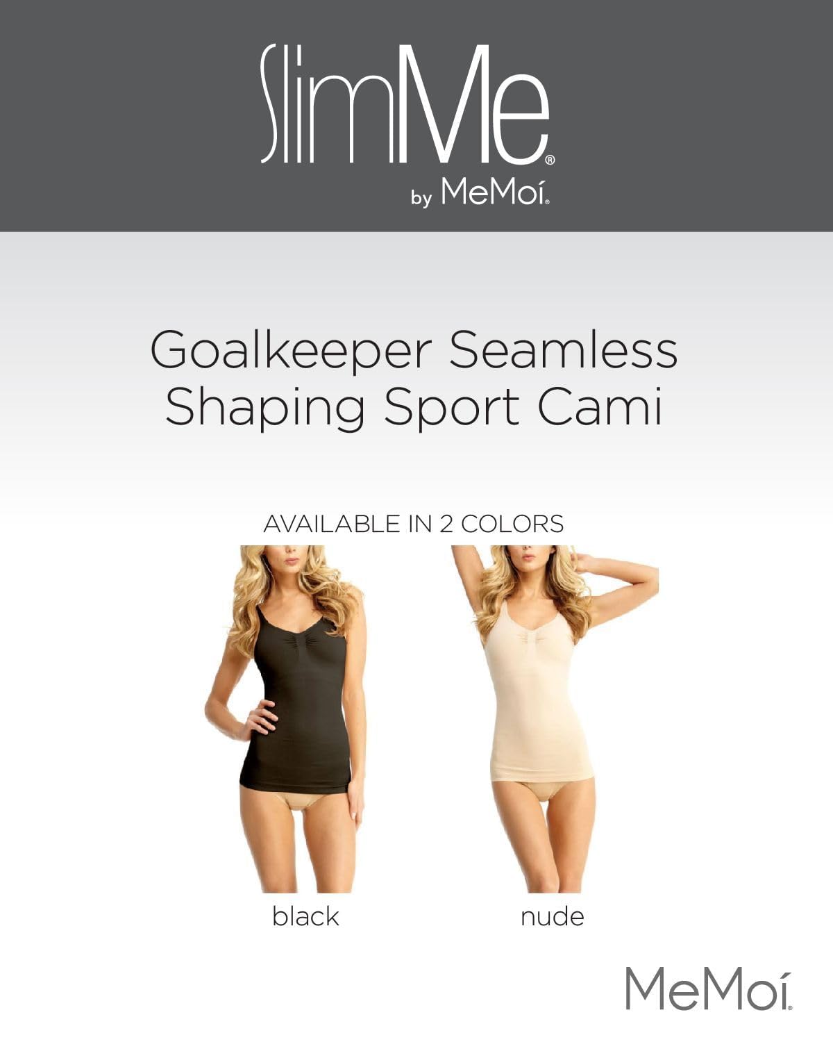SlimMe Women's Shaping Sport Cami Tank Top - Breathable Comfortable Compression Camisole for Workout & Yoga (Sizes S-XL) | Perfect for Gym, Running & Everyday Wear