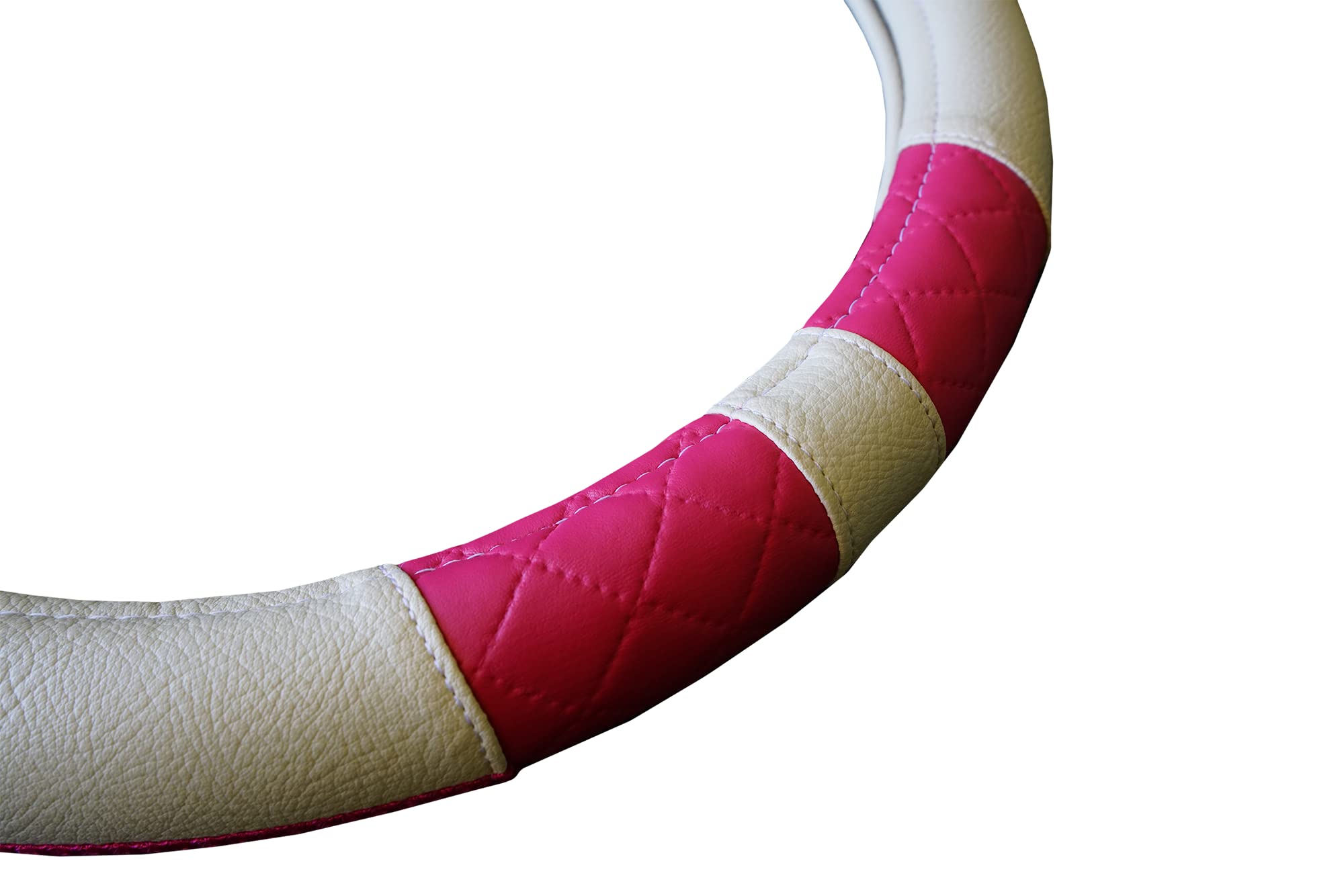 Universal 14-15 Inch Steering Wheel Cover - Easy Installation, Non-Slip Grip (Mita Pinks) | Perfect for Cars, Trucks & SUVs - Enhance Driving Comfort & Style