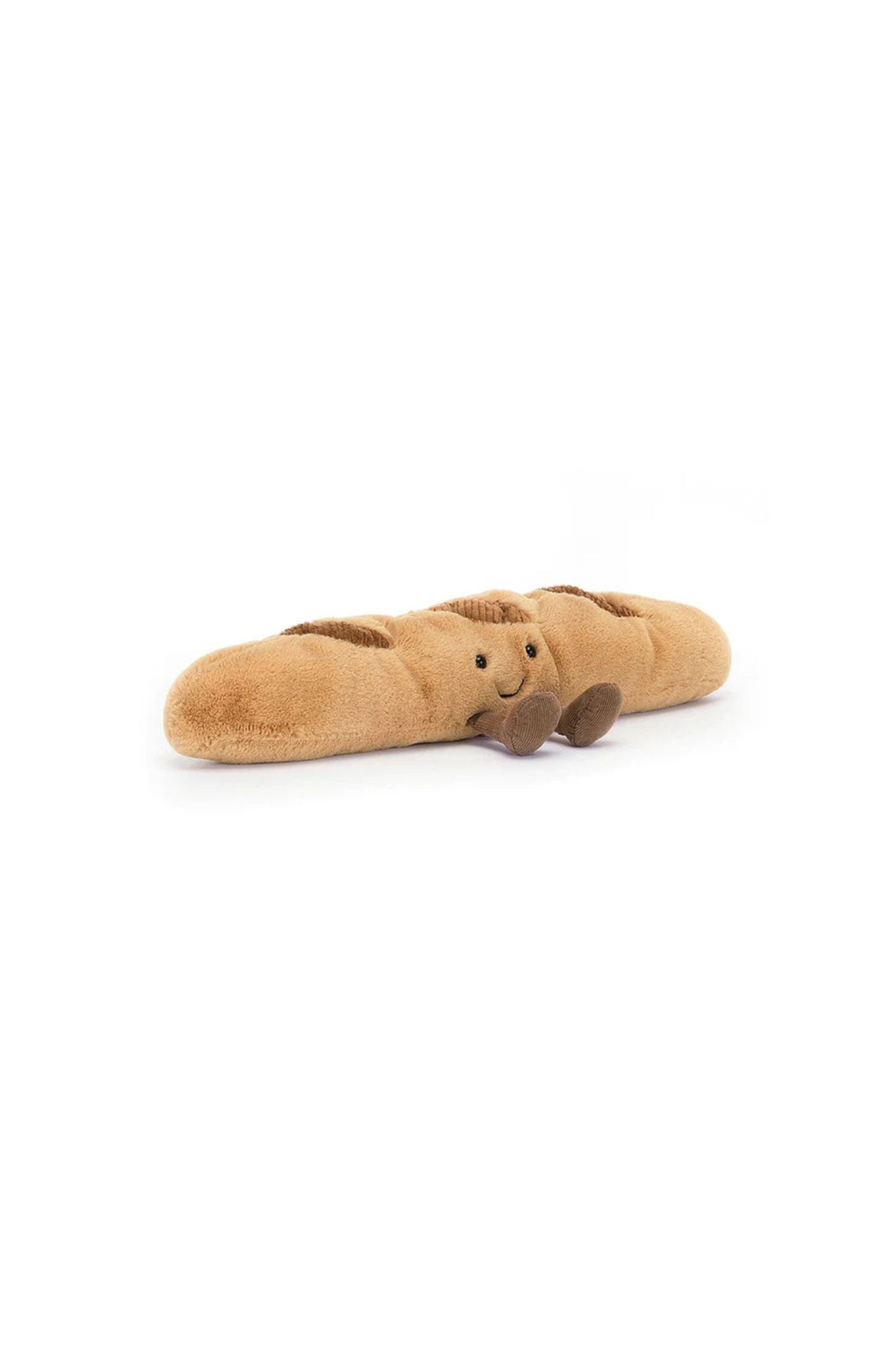 Jellycat Amuseables Baguette Plush Toy - Soft French Bread Stuffed Animal for Kids & Adults | Perfect Gift for Food Lovers, Home Decor, and Cute Collectibles