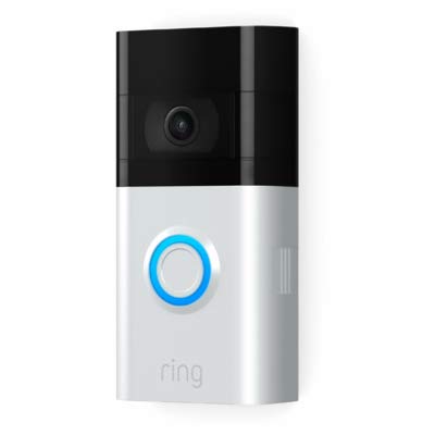 Ring Video Doorbell - Wireless Satin Nickel Finish, Metal & Plastic Construction - HD Video, Motion Detection - Perfect for Home Security & Smart Door Monitoring