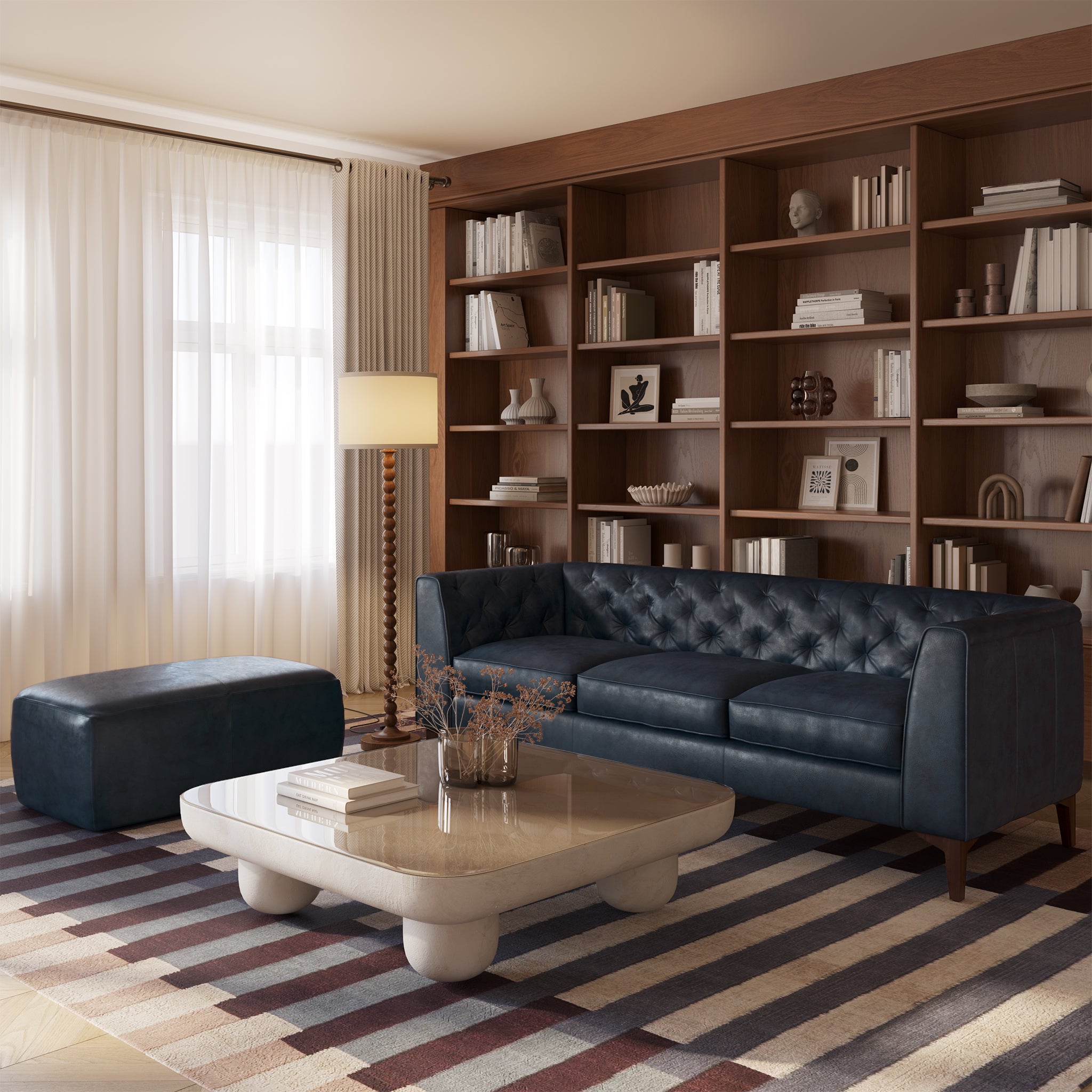 Essex Sofa - Modern Comfortable Couch for Living Room, Lounge & Office - Upholstered Fabric Sectional with Sturdy Frame - Perfect for Relaxing, Entertaining & Small Spaces