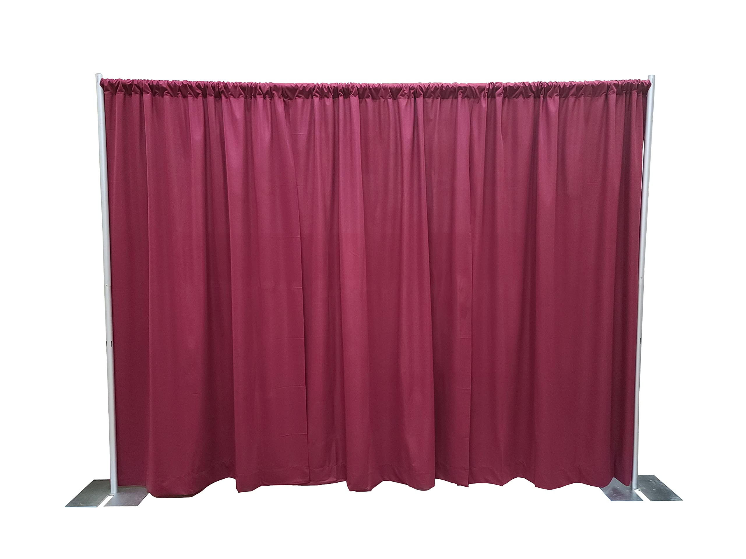 Premier Portable Backdrop Kit - Burgundy Photography Background for Studio, Events & Content Creation | Lightweight & Easy Setup