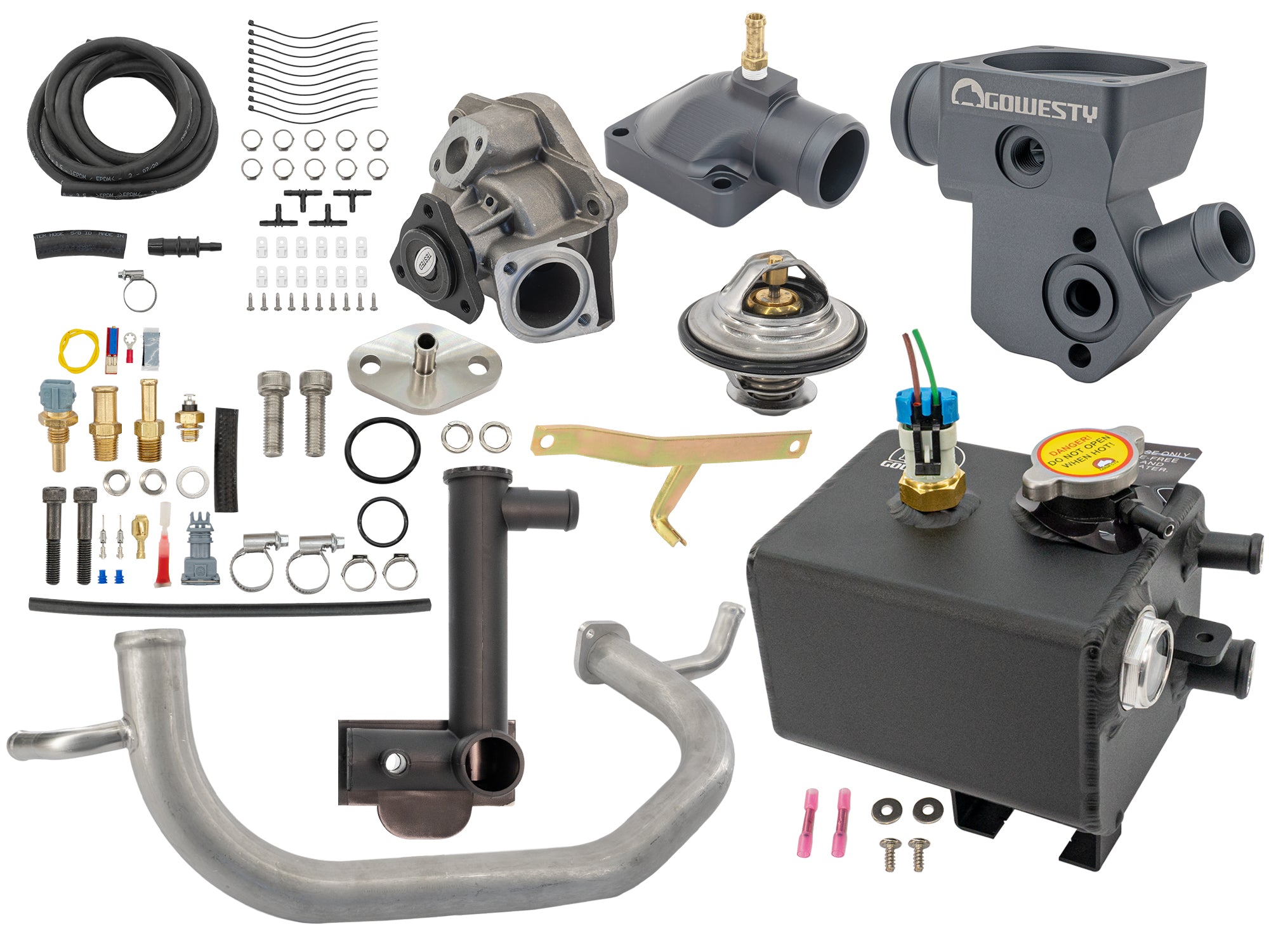1.9L to 2.1L Engine Cooling System Conversion Kit - High Performance Aluminum Radiator & Cooling Fan Upgrade for Jeep, Dodge, Chrysler - Perfect for Off-Roading & Hot Climate Driving