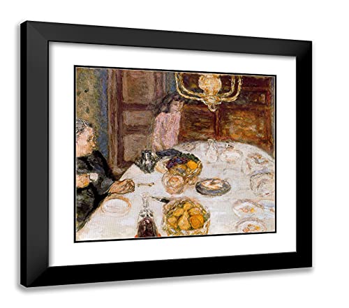 Black Modern Wood Frame with Double Matting