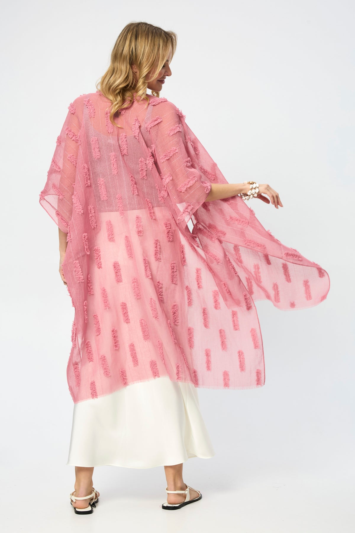 Textured Ruana Wrap - Soft & Stylish Women's Shawl for Fall & Winter - Perfect for Layering, Office Wear, and Cozy Evenings