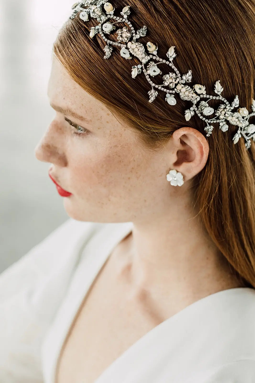 Mackenzie Halo Hair Clip - Elegant Rhinestone Hair Accessories for Women & Girls | Perfect for Weddings, Parties & Everyday Wear