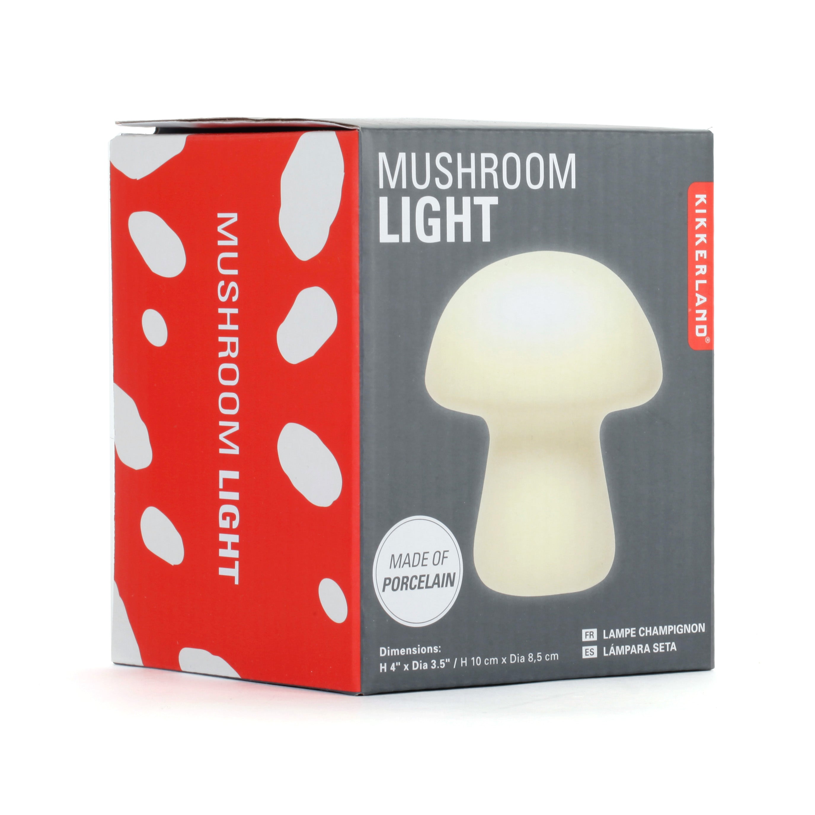 Mushroom Lamp - Medium Size LED Night Light for Bedroom, Nursery, Kids Room - Warm White Dimmable Ambient Lighting for Relaxation & Sleep