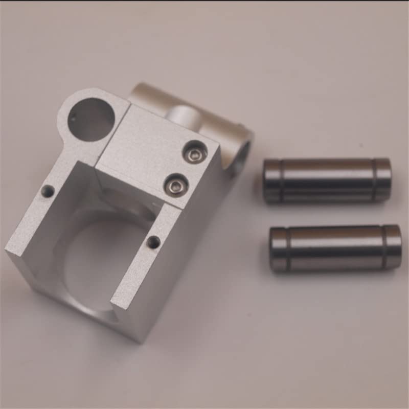 YYHH All Metal V6 J-Head Hotend Mount for 3D Printers - Compatible with 6mm/8mm Smooth Shaft (Black 8mm Version) - Perfect for Ender 3, CR-10, DIY 3D Printing Projects
