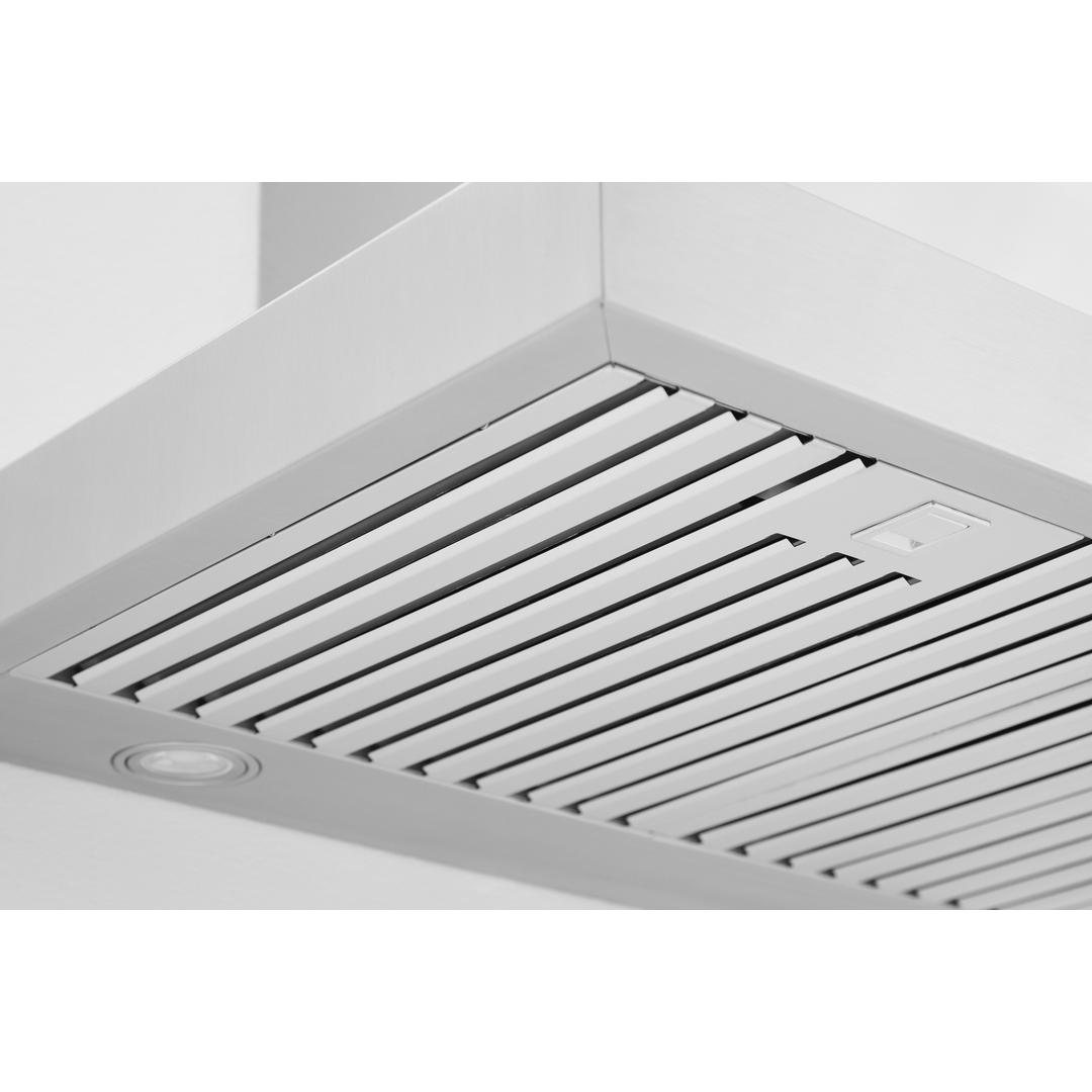 AVIVA 36 Inch Wyoming Series Wall Mount Range Hood AVW 368CS2 - Stainless Steel Kitchen Vent Hood for Stove, Overhead Exhaust Fan with LED Lights - Perfect for Modern Home Cooking & Smoke Removal