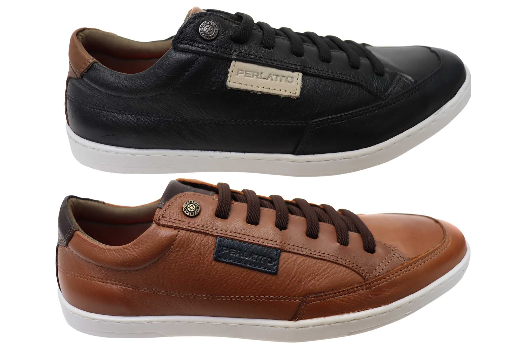 Perlatto Trevor Men's Brazilian Comfort Leather Slip-On Casual Shoes - Lightweight & Breathable for Walking, Travel & Everyday Wear