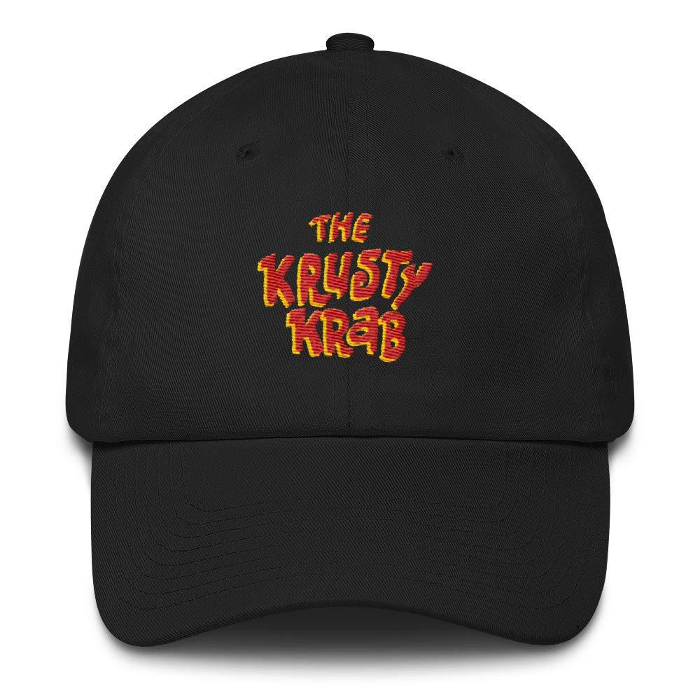 SpongeBob SquarePants Krusty Krab Embroidered Baseball Cap - Cartoon Character Hat for Fans, Cosplay & Collectors | Perfect for Halloween, Comic Con & Themed Parties