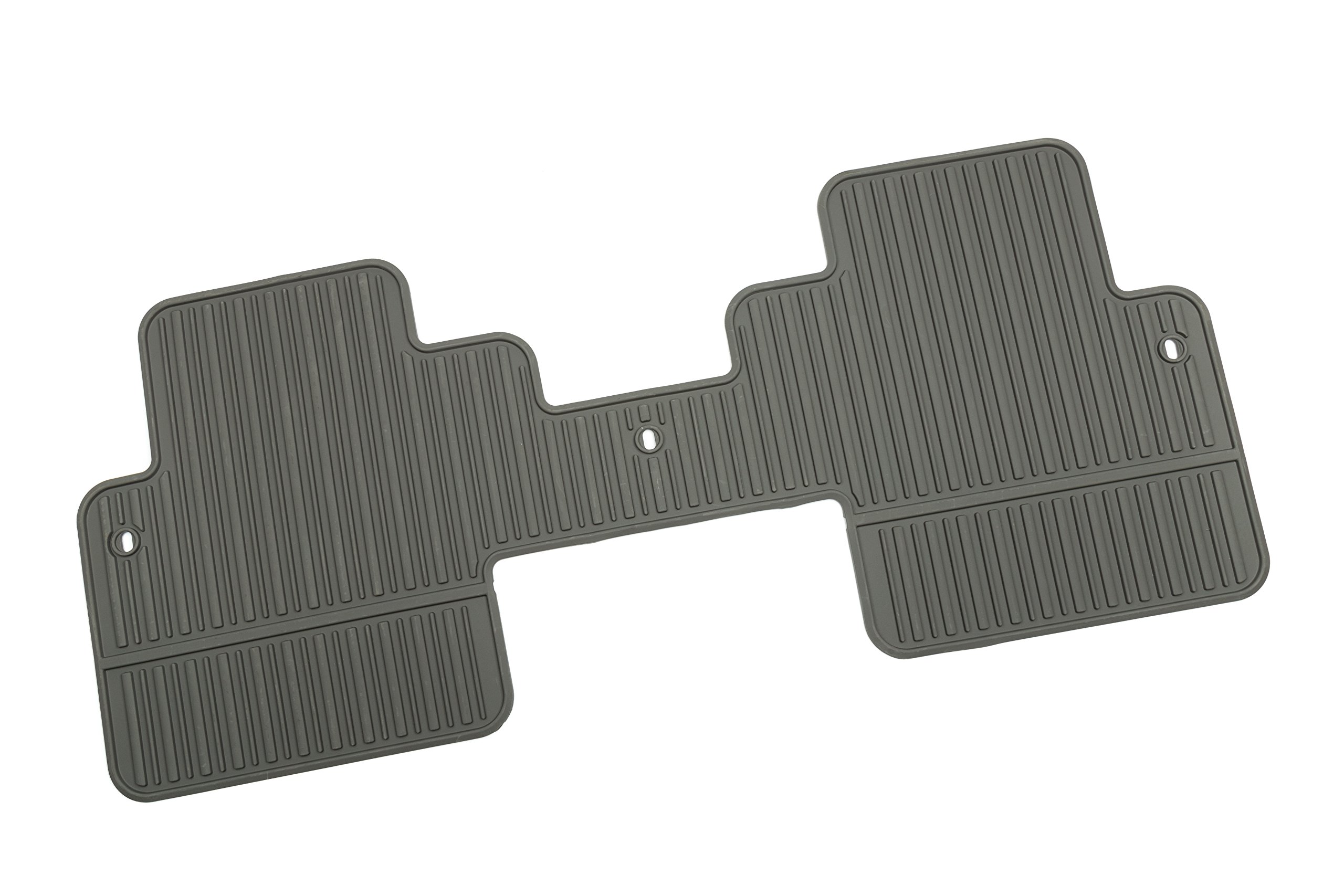 General Motors 22890469 Second-Row One-Piece Premium All-Weather Floor Mats - Titanium Color - Durable Car Floor Liners for SUVs & Trucks - Perfect for Winter, Rain, and Mud Protection