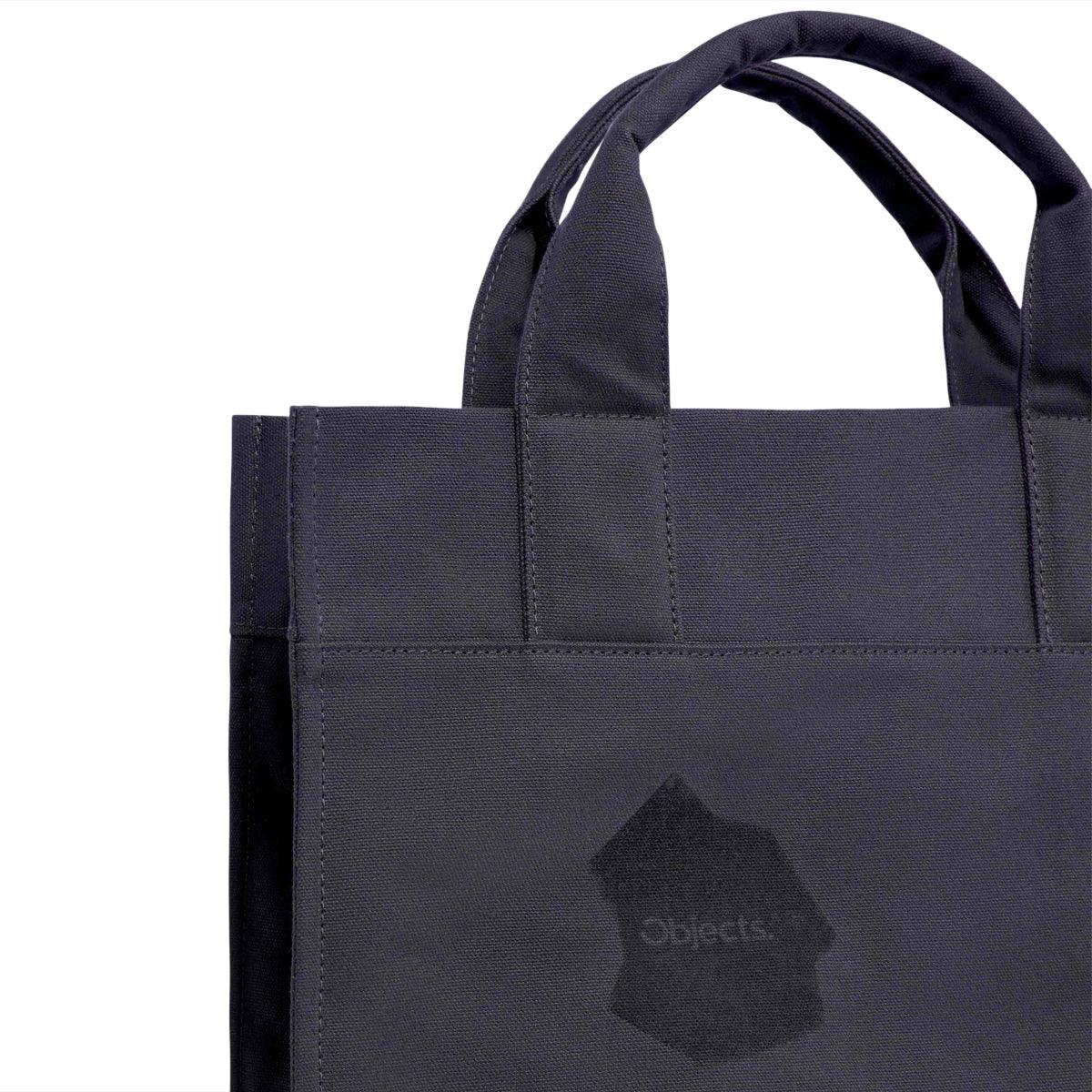 Stylish Logo Tote Bag in Anthracite Grey - Perfect for Shopping, Work & Travel | Eco-Friendly Reusable Cotton Tote
