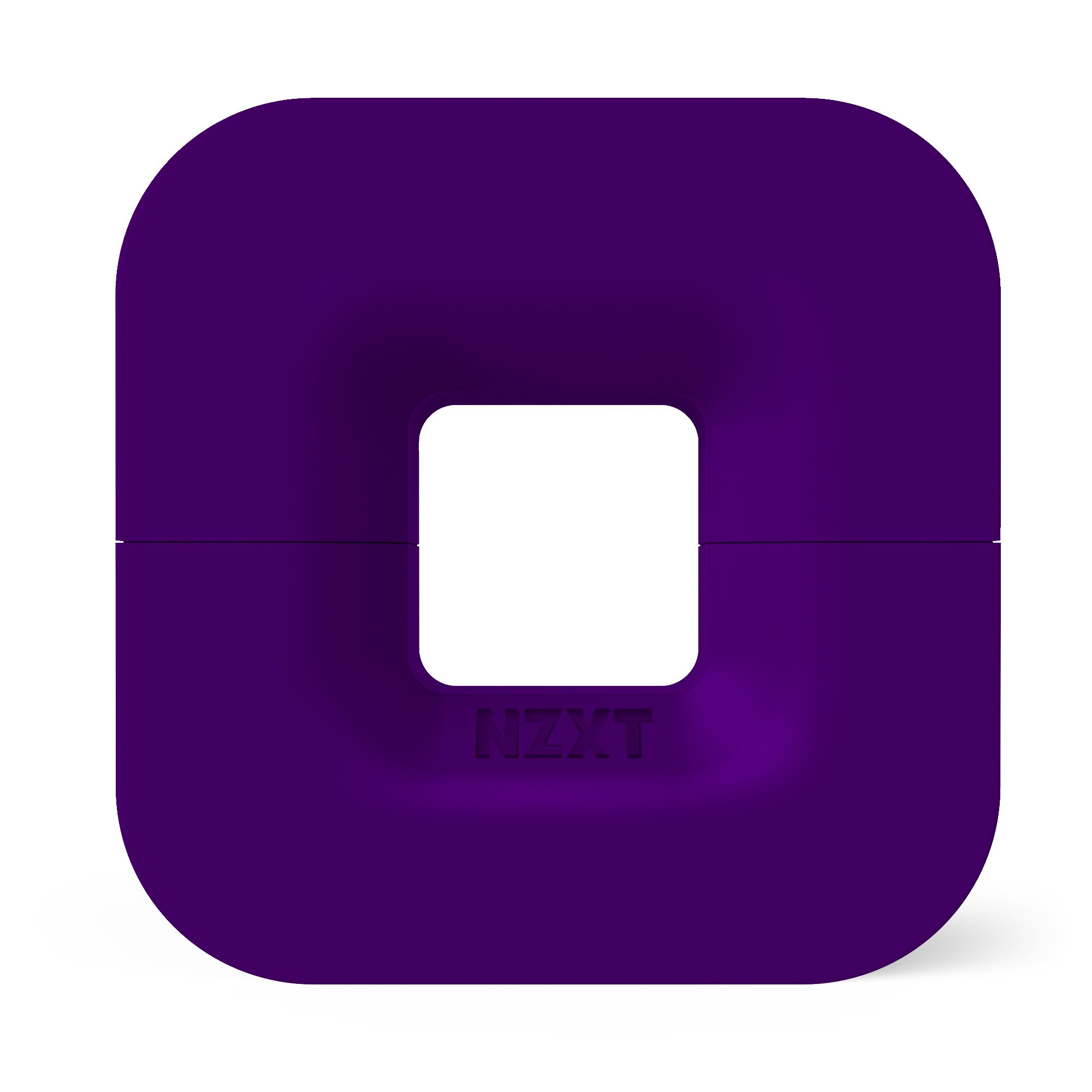 NZXT Puck - Magnetic Cable Organizer & Headset Holder - Compact Silicone Design for PC Cases (Purple) - Perfect for Gaming Setup and Workspace Organization