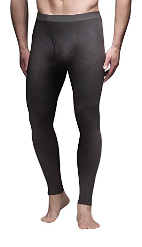HEAT HOLDERS Men's 0.61 Tog Microfleece Thermal Pants for Winter - Ultra Warm Fleece Lined Base Layer for Cold Weather, Outdoor Activities & Work