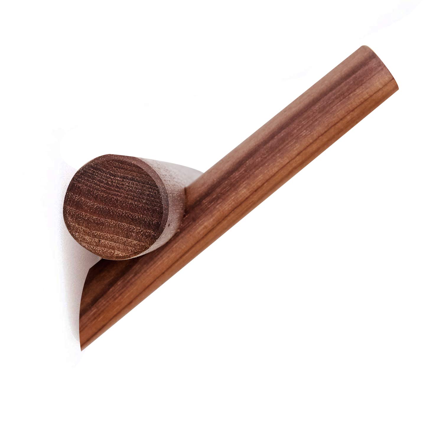 Stylish Wooden Coat Hooks Wall Mounted - 4-Peg Hat Rack for Entryway, Bedroom & Bathroom - Durable Black Walnut Wall Hanger for Jackets, Hats & Bags | Perfect for Home Organization & Space Saving