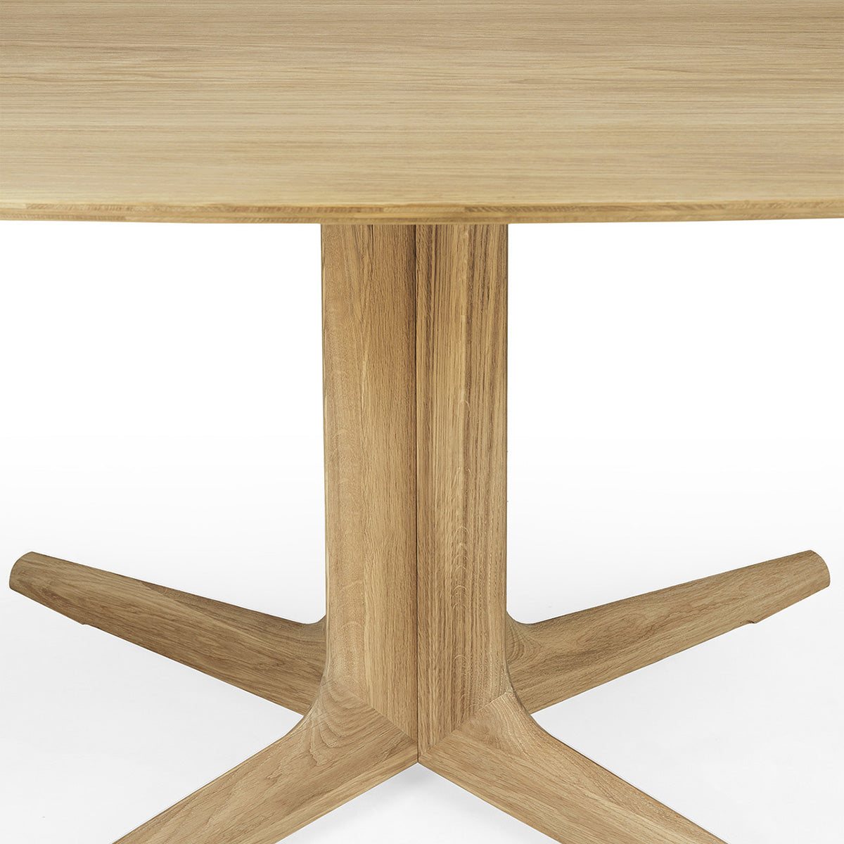 Modern Corto Dining Table - Solid Wood Kitchen Table for 6 - Perfect for Small Spaces, Breakfast Nook & Cozy Family Meals