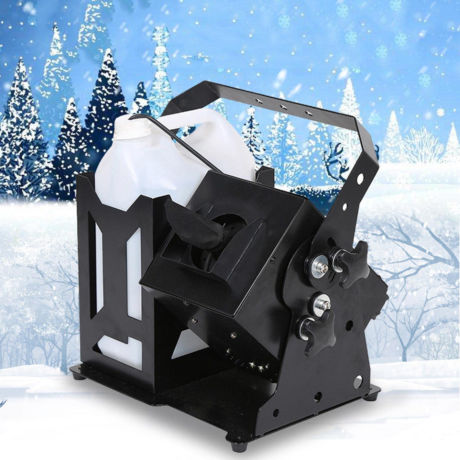 Peaceip 1000W Portable Snow Machine - Compact Snowflake Maker with 5L Oil Drum for Christmas, Stage Shows, Weddings & Photo Shoots | Indoor/Outdoor Winter Wonderland Effects