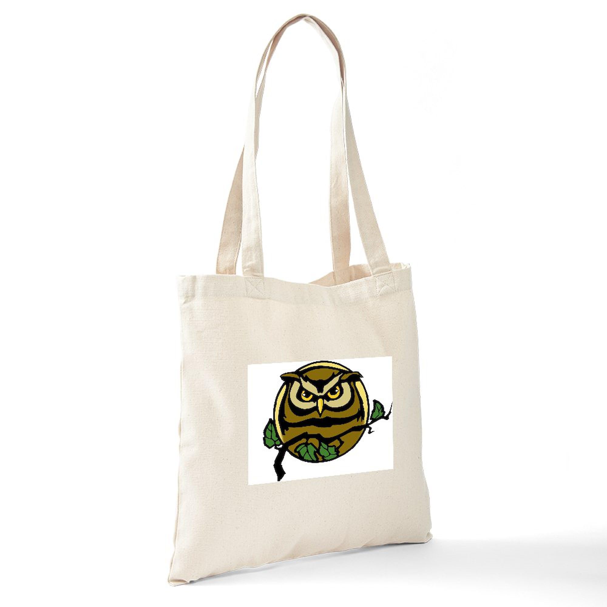 Night Owl Canvas Tote Bag - Eco-Friendly Reusable Shopping Bag for Groceries, Beach & Work | Natural Cotton Carryall for Everyday Use