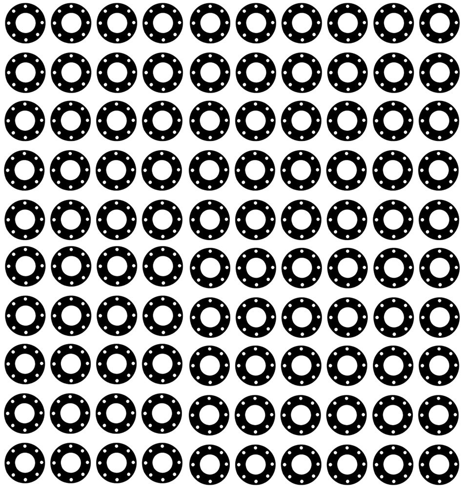 EPDM Full Face Gasket 2-1/2