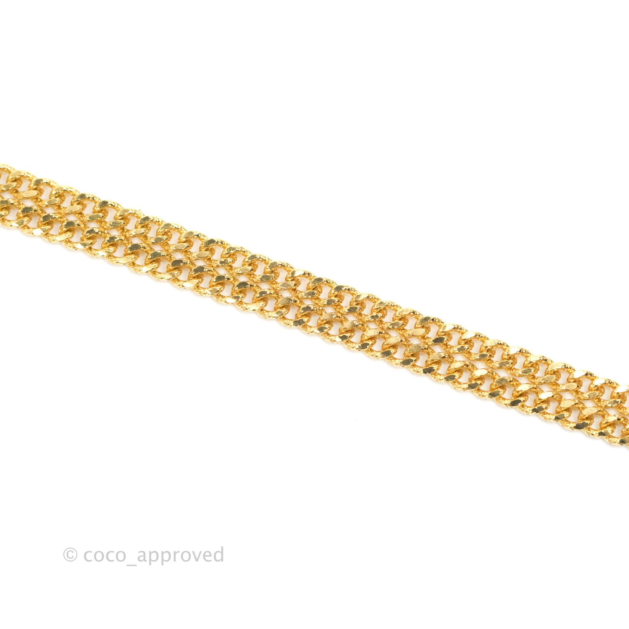 Chanel CC Crystal Necklace Gold Tone 22A - Elegant Fashion Jewelry for Women | Perfect for Parties, Weddings & Special Occasions