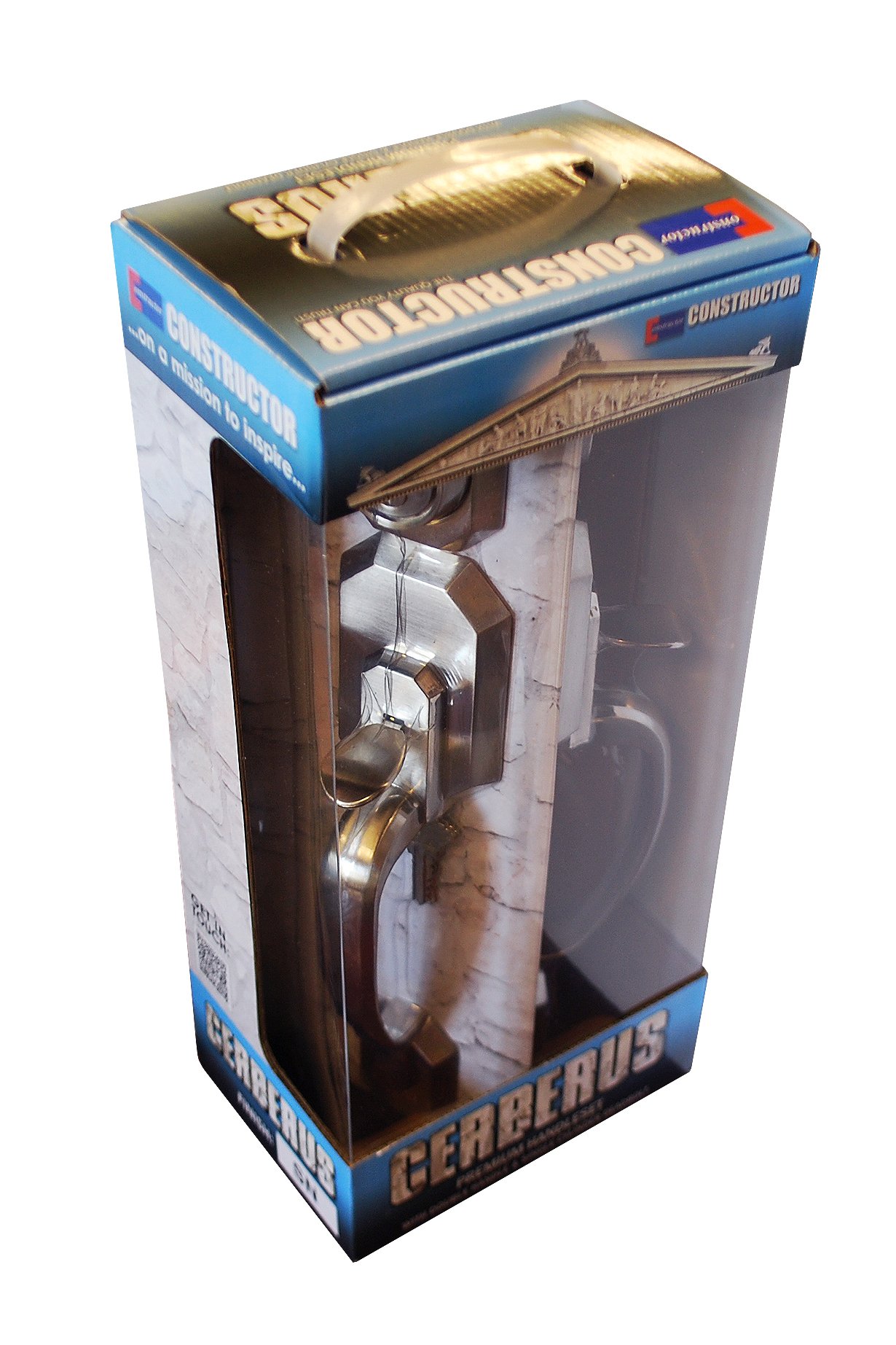 Cerberus Entry Handle Set Door Lock Lever - Satin Nickel Finish - Secure & Stylish Door Hardware for Homes & Offices - Perfect for Front Doors, Bedrooms & Commercial Spaces
