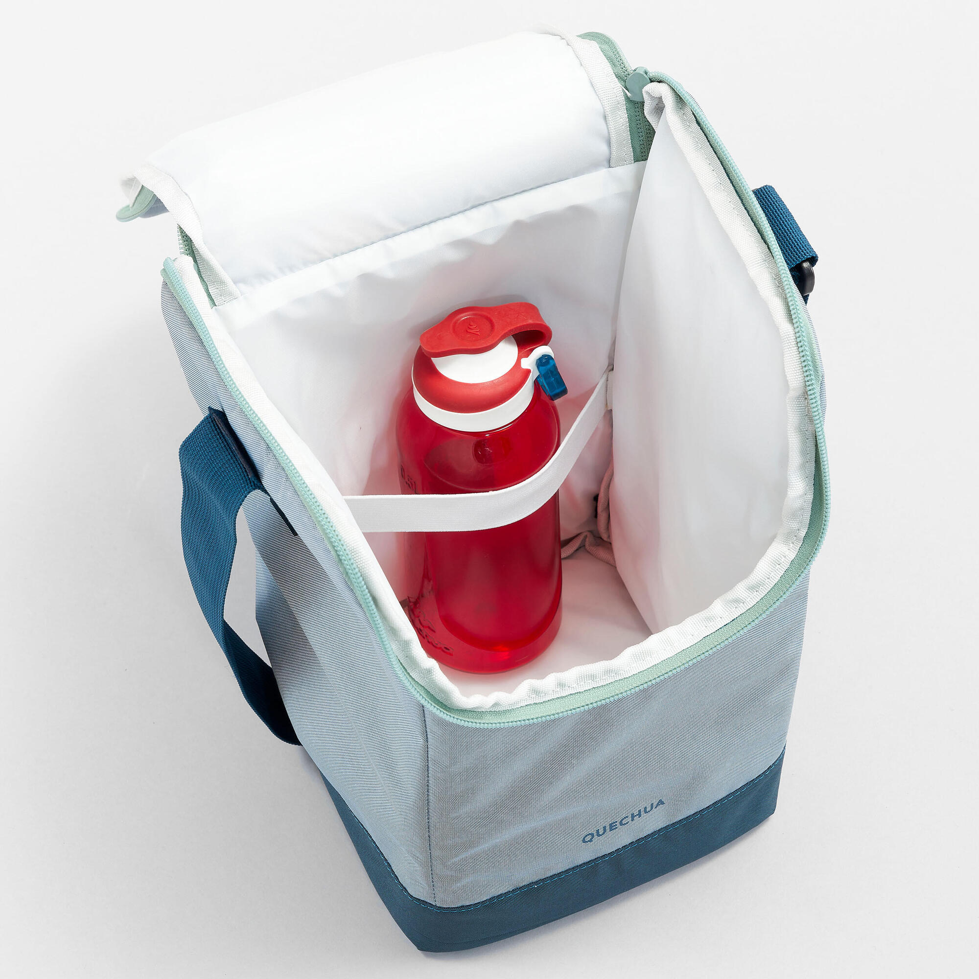 Quechua Flexible 10L Insulated Camping Cooler Bag - Portable Lunch Box for Picnics, Beach Trips & Outdoor Adventures