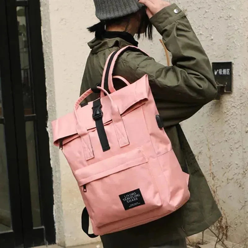 Stylish Multi-Color Women's Laptop Backpack - Lightweight & Durable for Work, School & Travel | Perfect for Professionals & Students