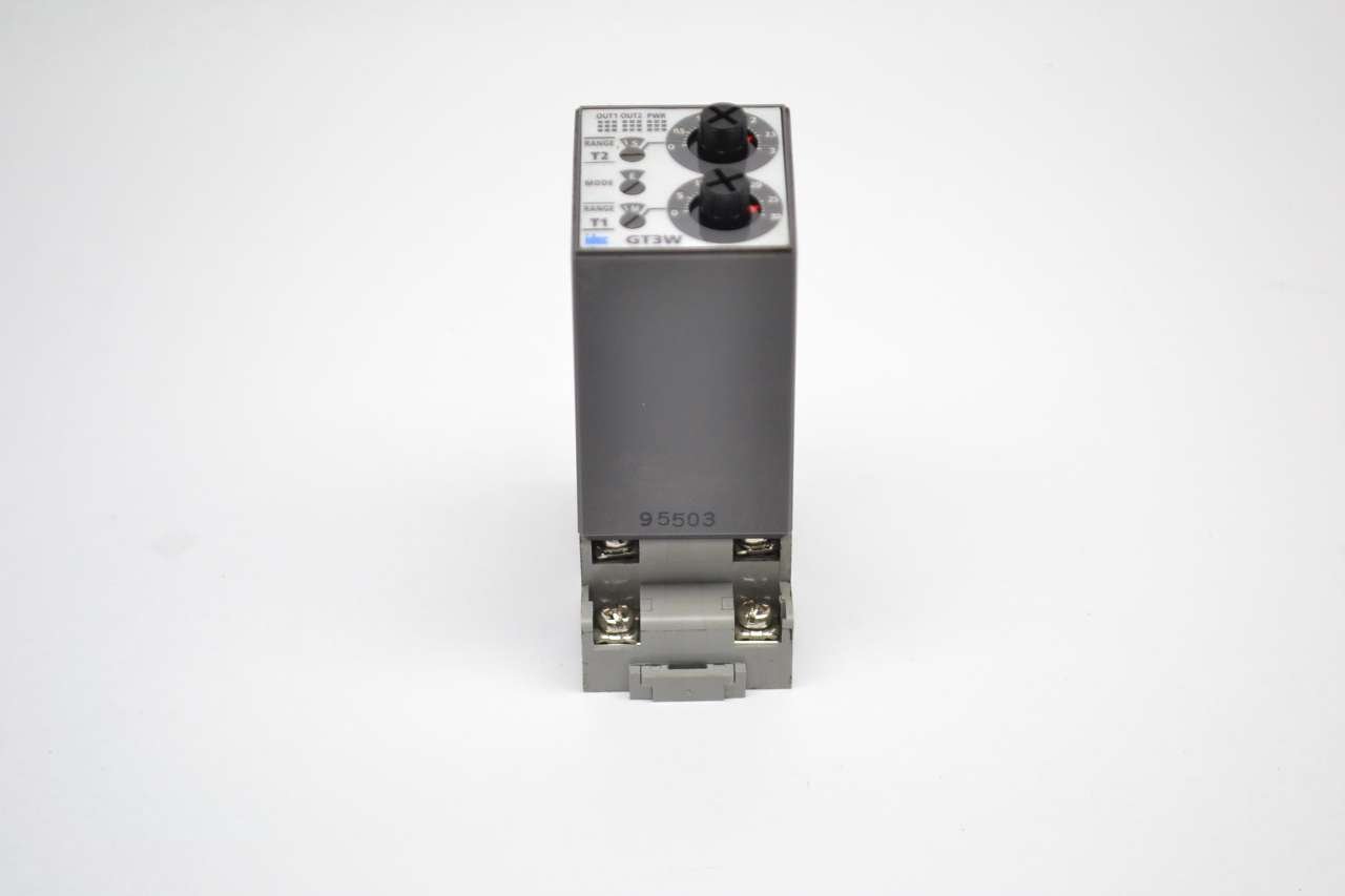 IDEC GT3W-A33AF20N Dual Range Timer Relay - Industrial Automation & Control Systems - Perfect for HVAC, Machinery, and Process Control Applications