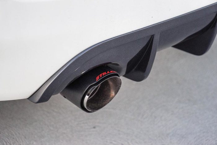 2014-2017 Infiniti Q50 Rear Diffuser - Matte Black Performance Upgrade | KB11222MB | Enhance Your Car's Aerodynamics & Style