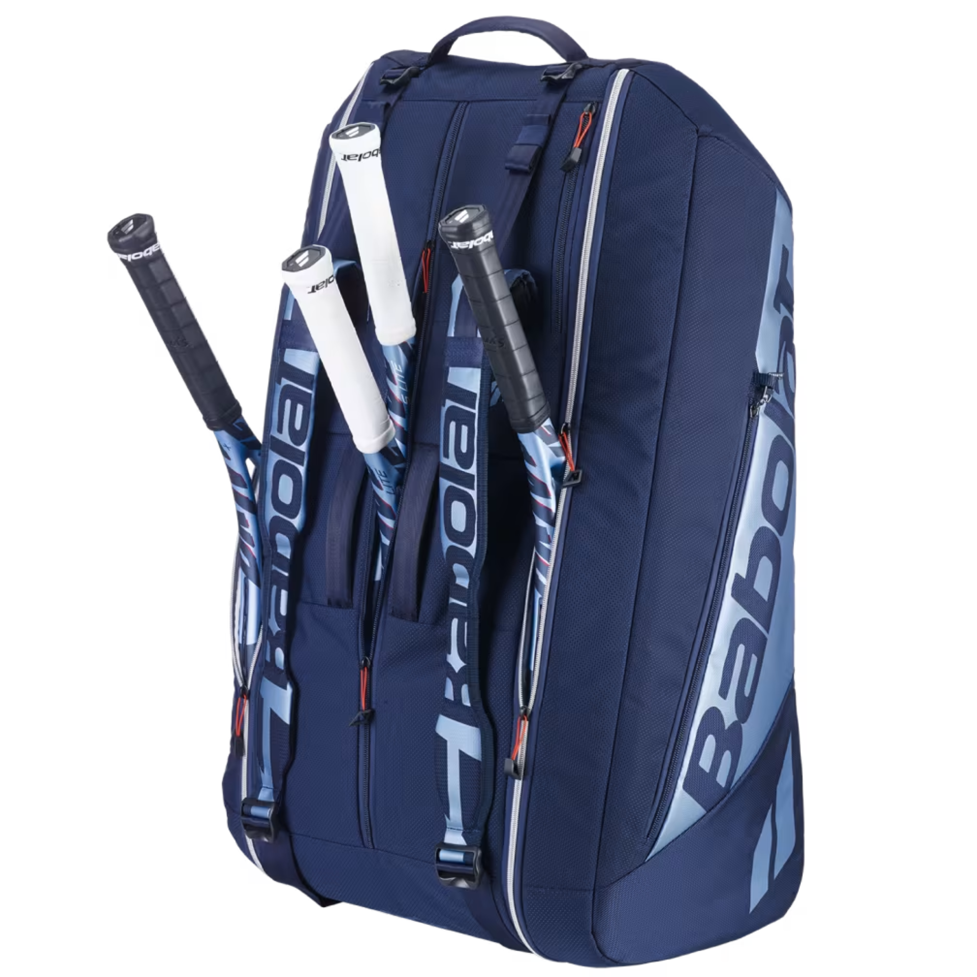 Babolat RH X 12 Pure Drive Tennis Racket Bag - 12 Pack Blue | Durable Tennis Gear for Players & Coaches | Perfect for Tournaments, Practice & Travel