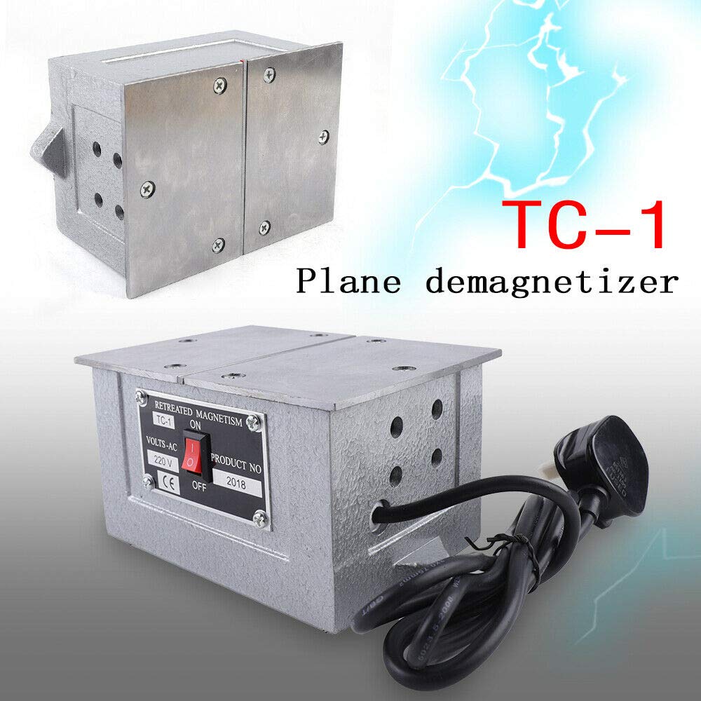 TC-1 Degaussing Machine - Professional Demagnetization Tool for Electronics & Hard Drives | AC110V/60Hz | Perfect for Data Recovery & Magnetic Field Removal