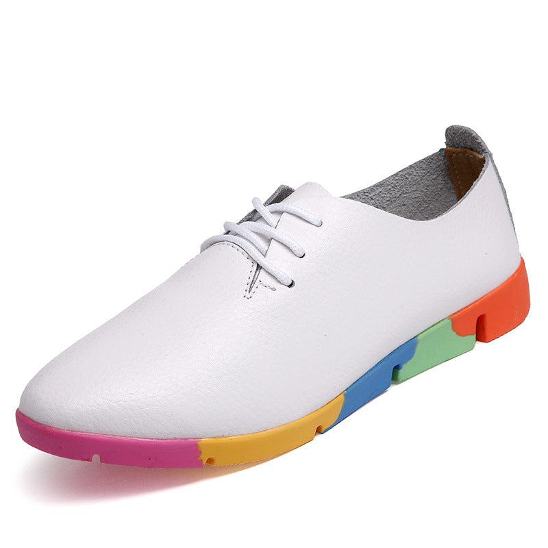 Premium Korean Leather Casual Shoes for Men & Women - Comfortable & Stylish for Everyday Wear, Office, and Travel