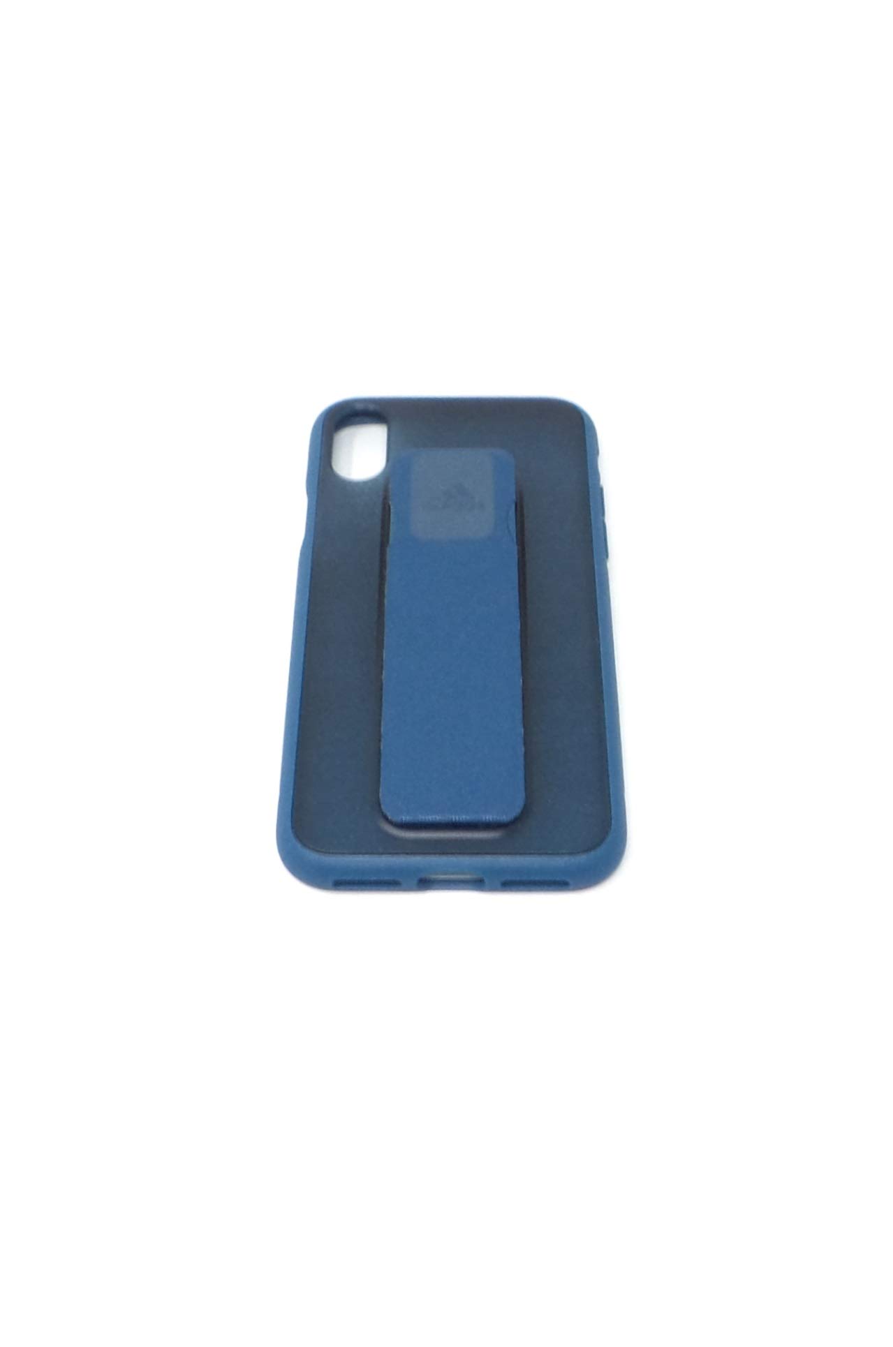 Adidas Grip Band Case for Apple iPhone X/Xs - Shockproof Protective Cover with Non-Slip Design (CJ3527, Blue) - Perfect for Sports, Outdoor Activities & Daily Use