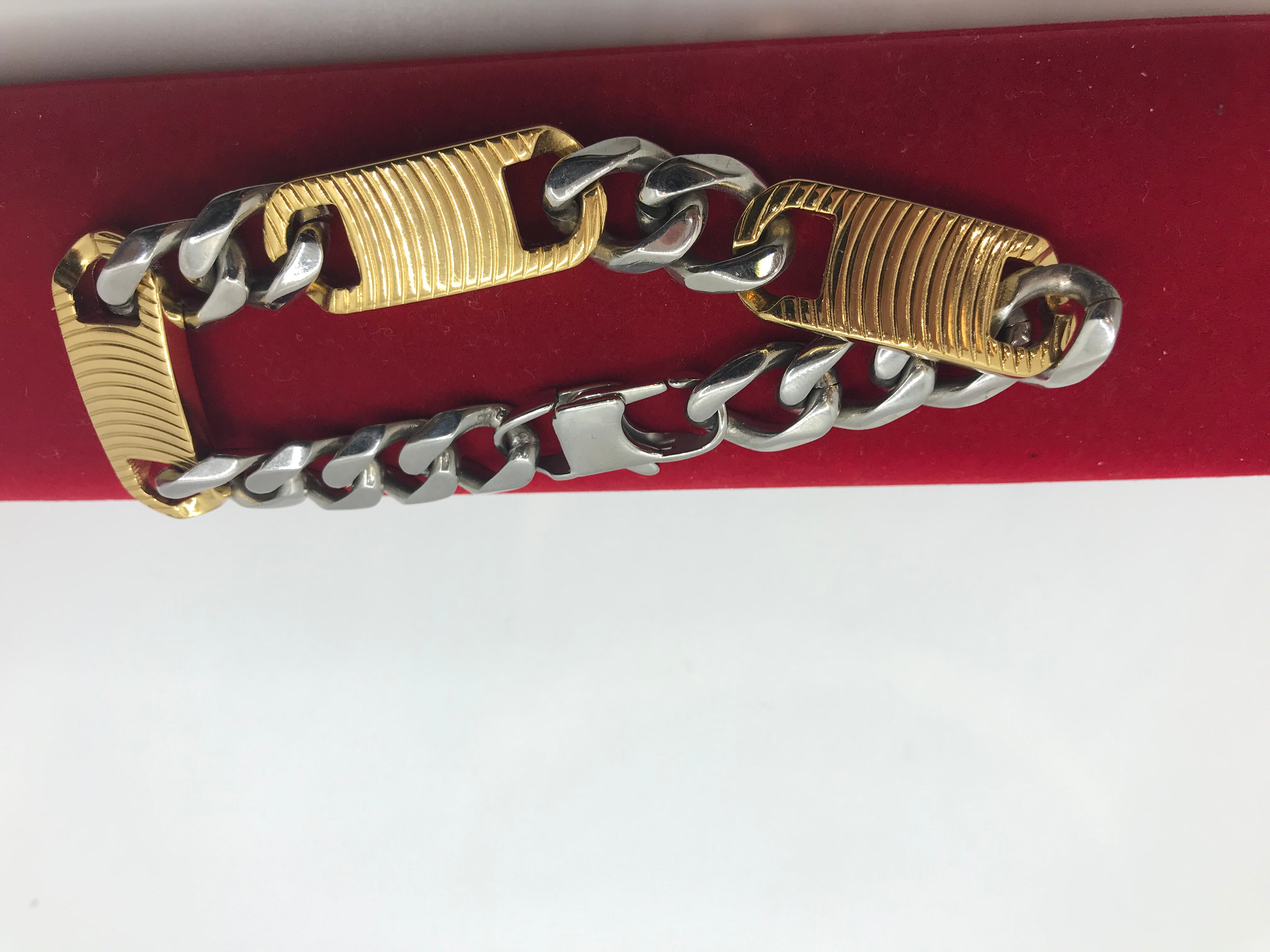 Elegant Gold Plated Two-Tone Bracelet for Women - Stylish Fashion Jewelry Gift for Birthday, Anniversary & Special Occasions