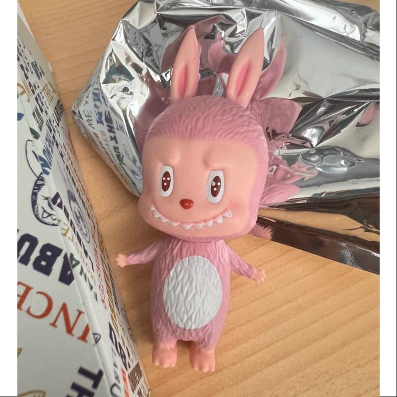 Labubu The Monsters Series 1 Pink Collectible Vinyl Figure - Cute Kawaii Art Toy for Display, Gifts & Anime Collections
